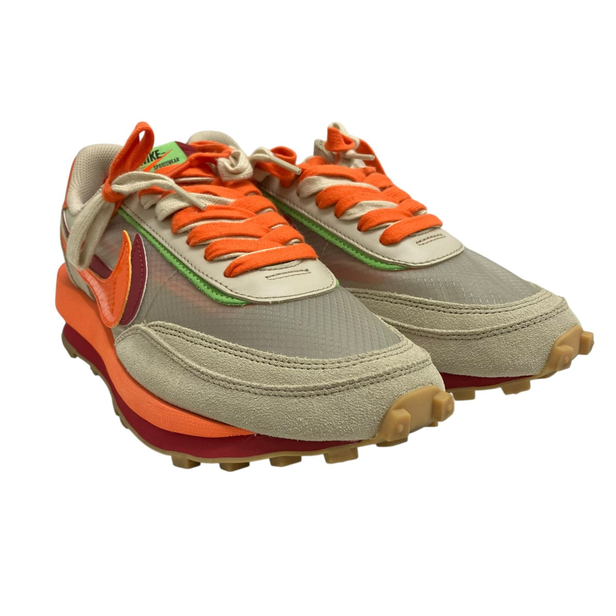 NIKE×sacai×CLOT ナイキ LDワッフルオレンジブレイズローカットスニーカーDH1347100 古着・中古-4枚目のアイテム画像