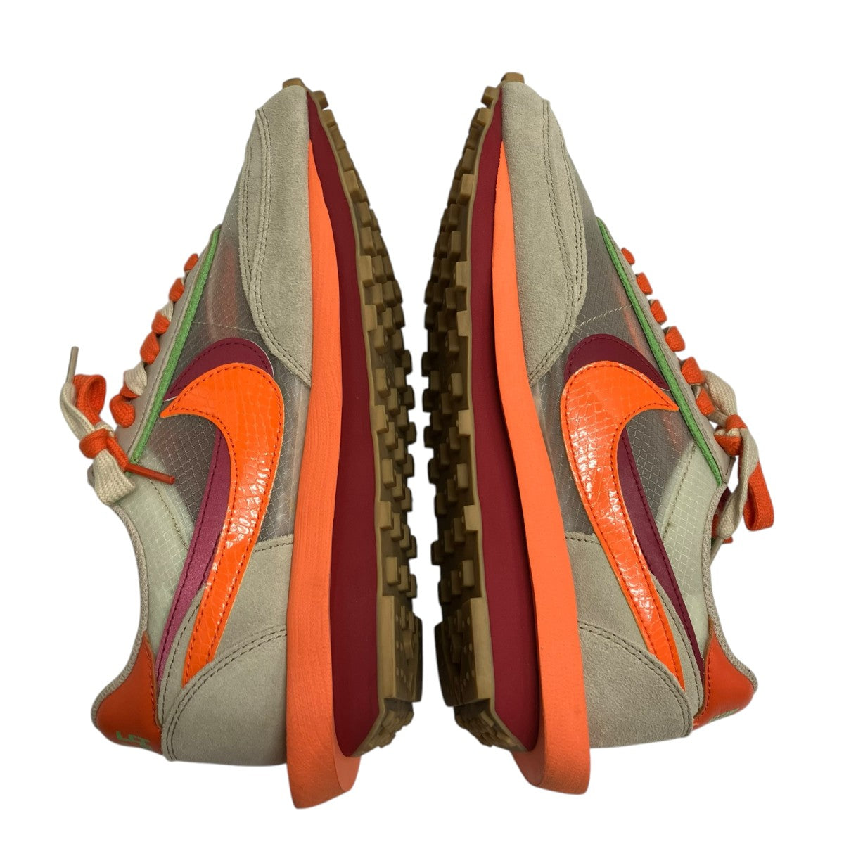 NIKE×sacai×CLOT ナイキ LDワッフルオレンジブレイズローカットスニーカーDH1347100 古着・中古-7枚目のアイテム画像