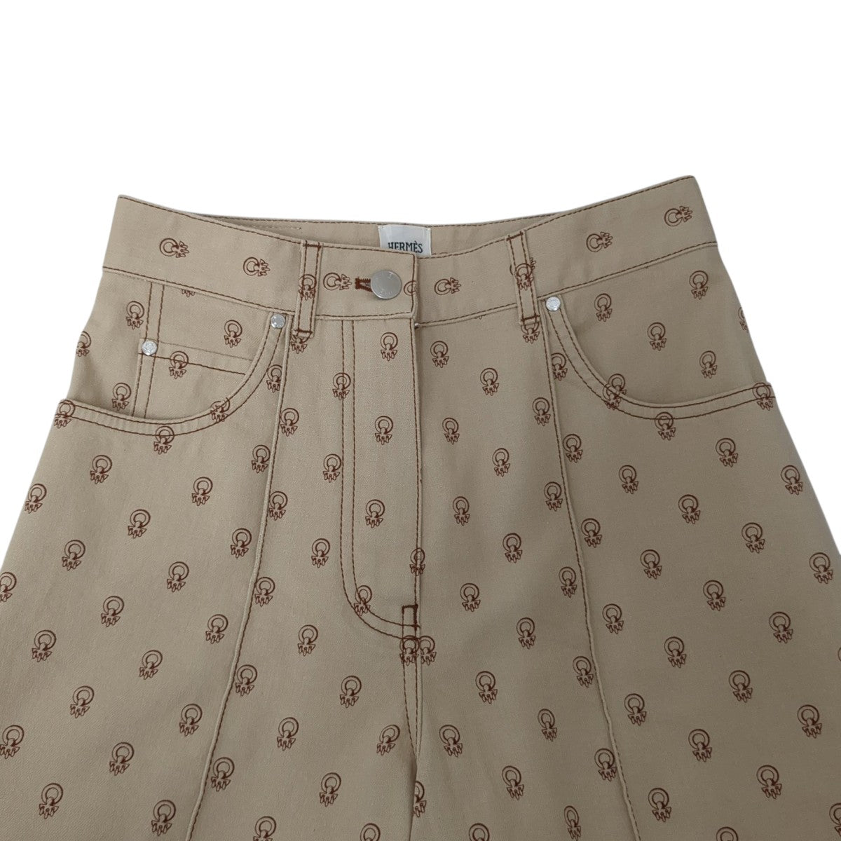 HERMES Cliquetis Jeansパンツ2E0453DS 古着・中古-3枚目のアイテム画像