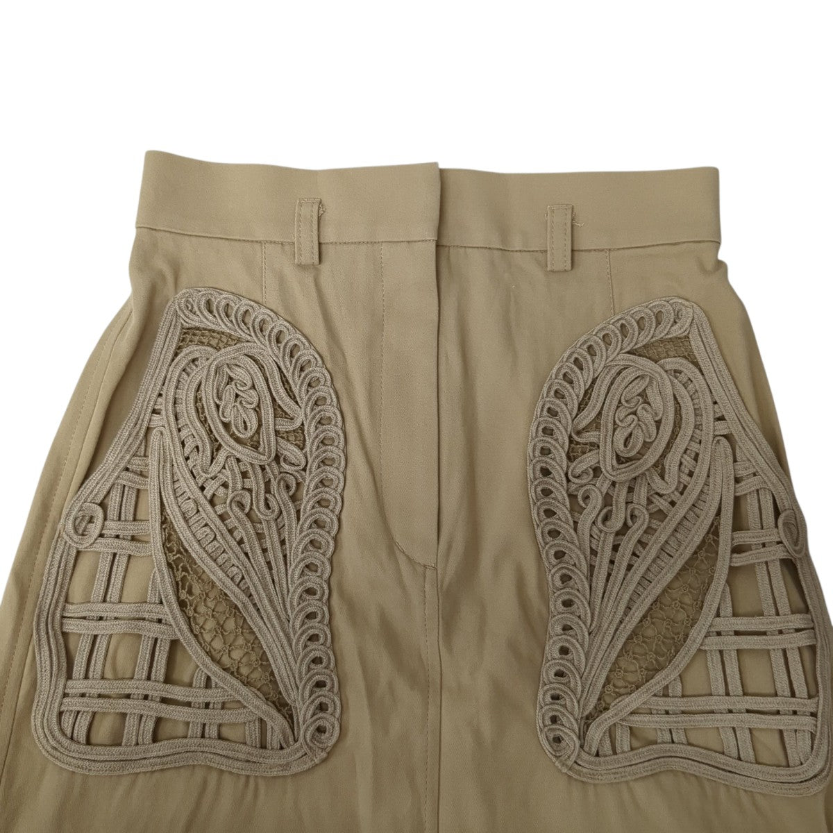Cording Embroidery Detailed I-line SkirtスカートMM26SS-SK024