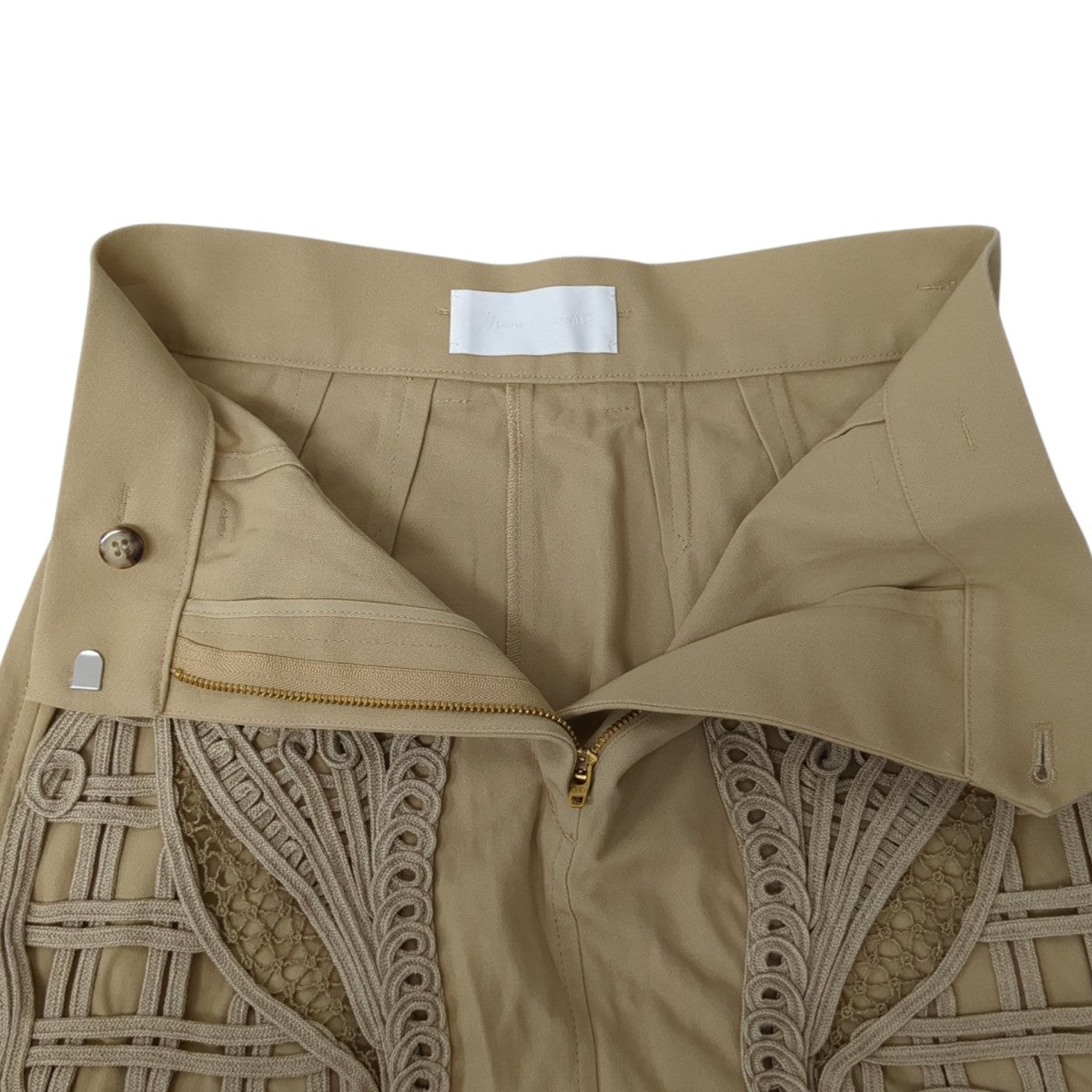 Cording Embroidery Detailed I-line SkirtスカートMM26SS-SK024