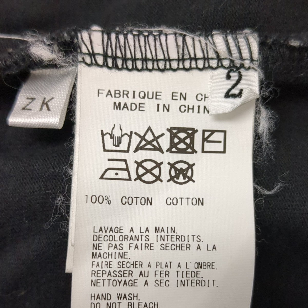 YOHJI YAMAMOTO×New Era 長袖TシャツFN-T99-083 古着・中古-8枚目のアイテム画像
