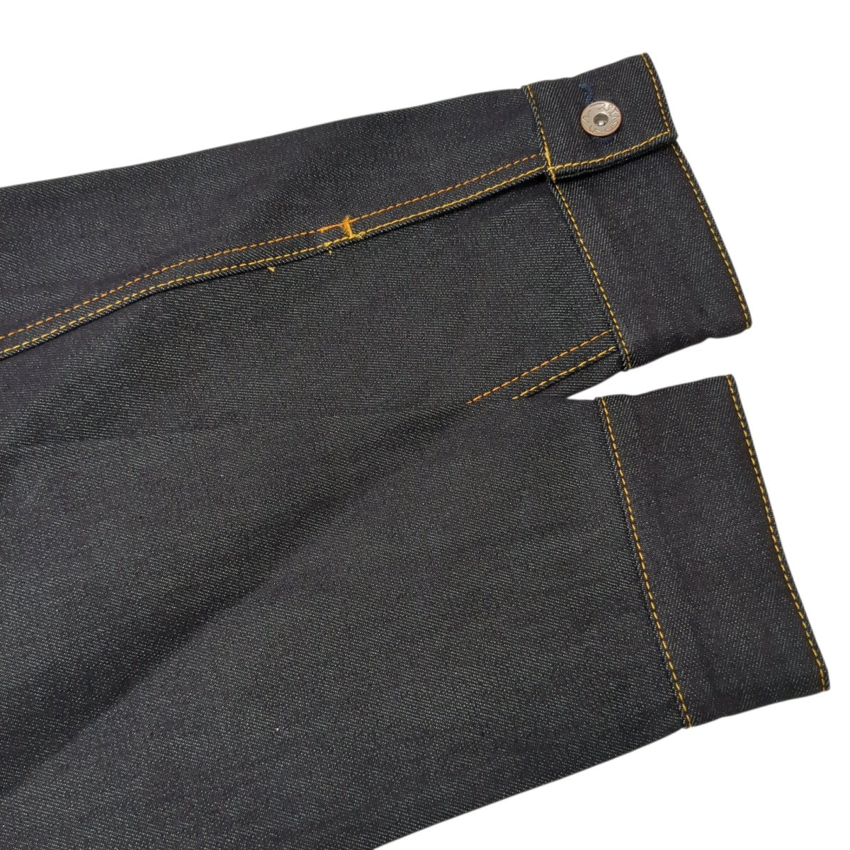 EVISU デニムジャケット2ESHTM5DJ1241RXCT ｴｸﾘｭｶﾓﾒﾌﾟﾘﾝﾄﾘﾗｯｸｽﾌｨｯﾄ ﾃﾞﾆﾑｼﾞｬｹｯﾄ 古着・中古-6枚目のアイテム画像