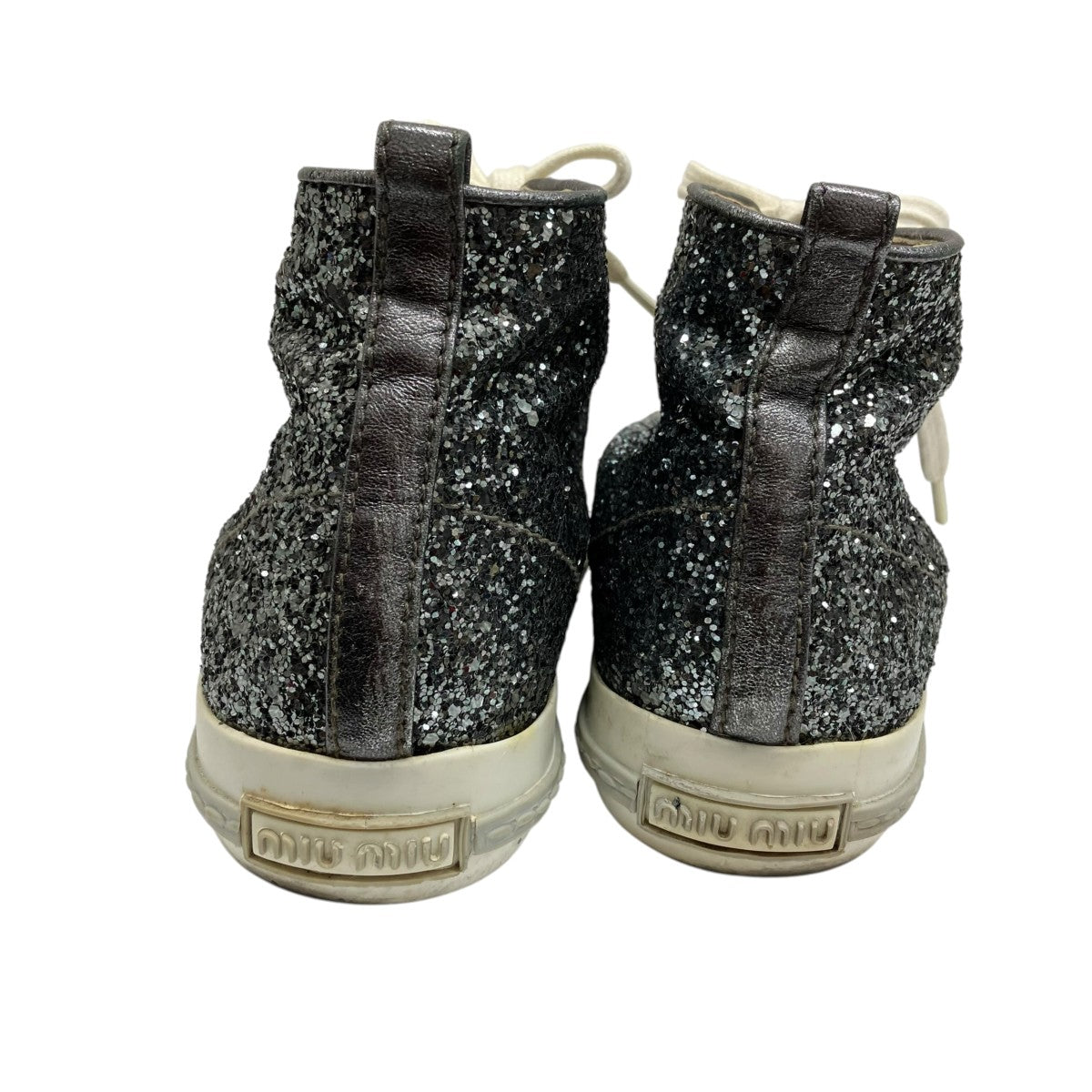 MIU MIU ハイカットスニーカー5T 9555 古着・中古-2枚目のアイテム画像