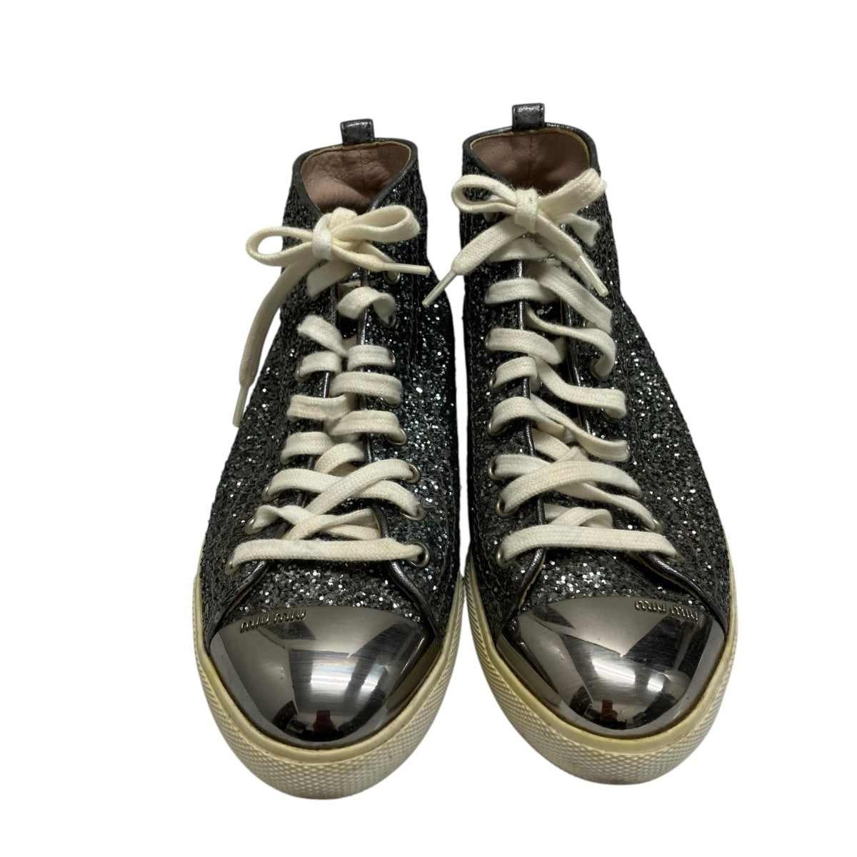 MIU MIU ハイカットスニーカー5T 9555 古着・中古-5枚目のアイテム画像