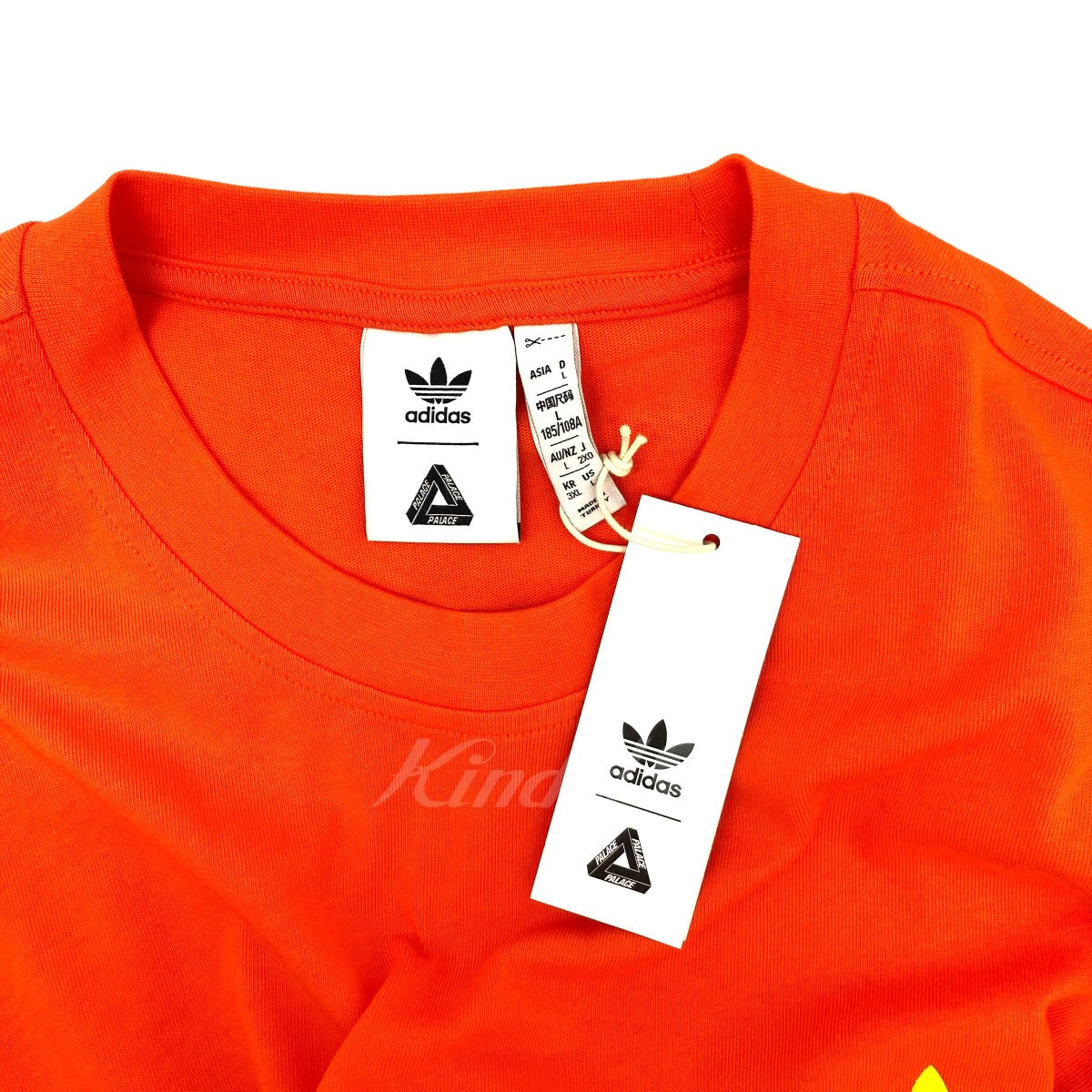 adidas(アディダス) ×PALACE Tシャツ HM9200 オレンジ サイズ 14 