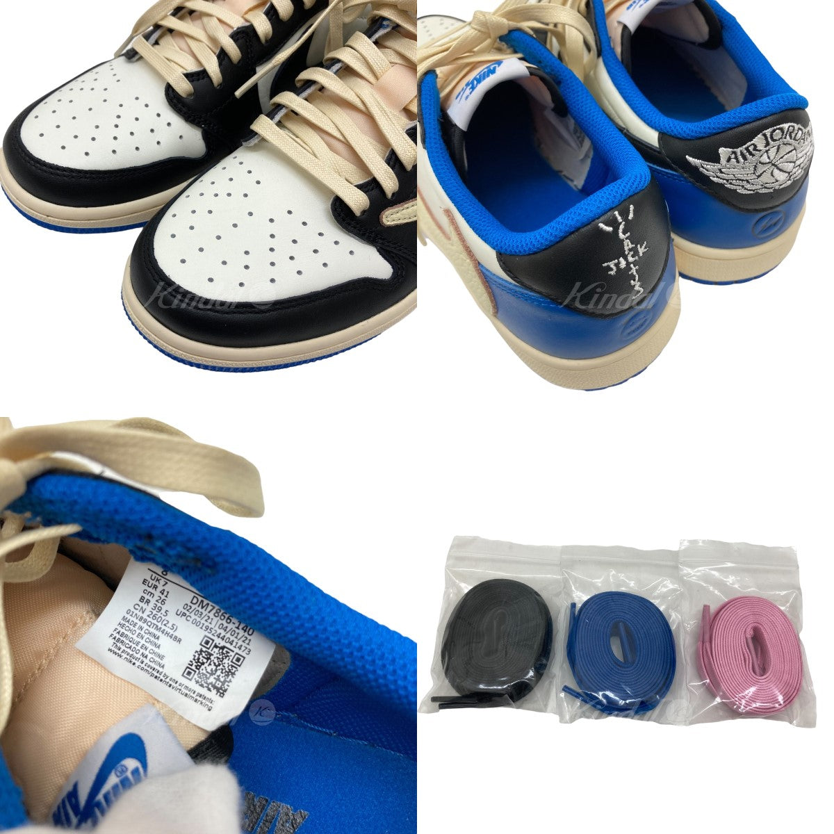 NIKE×TRAVIS SCOTT Fragment トリプルコラボ AIR JORDAN 1 LOW スニーカー DM7866-140 ホワイト  サイズ 14｜【公式】カインドオルオンライン ブランド古着・中古通販【kindal】