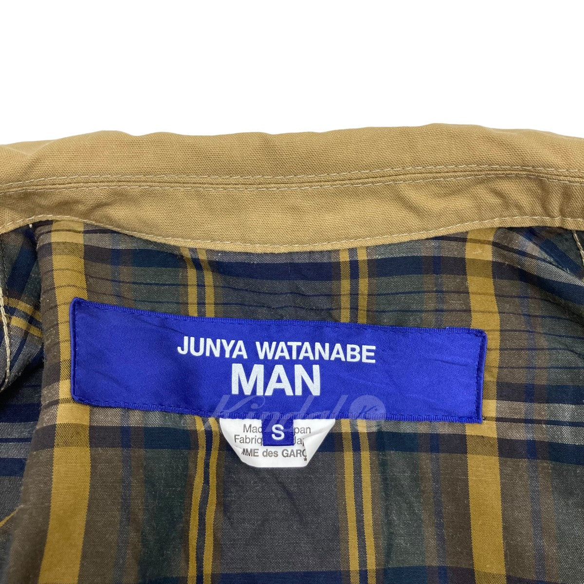 JUNYA WATANABE CdG MAN(ジュンヤワタナベコムデギャルソンマン) リバーシブル ラミーナイロン 綿ギャバ ワークジャケット