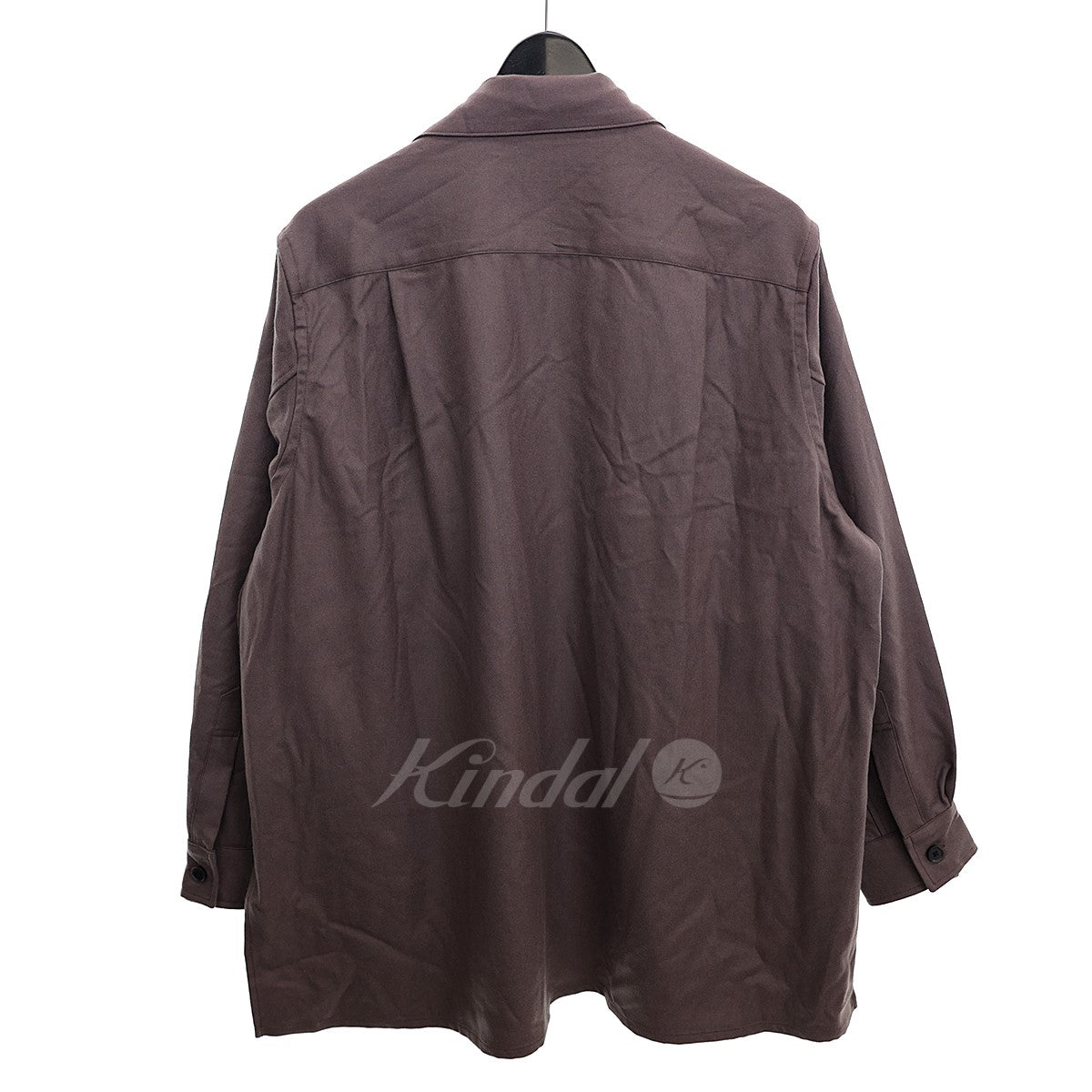 YOKE(ヨーク) 21AWビッグフラップロングシャツ BIG FLAP LONG SHIRT YK21AW0261SH パープルブラウン系 サイズ  2｜【公式】カインドオルオンライン ブランド古着・中古通販【kindal】