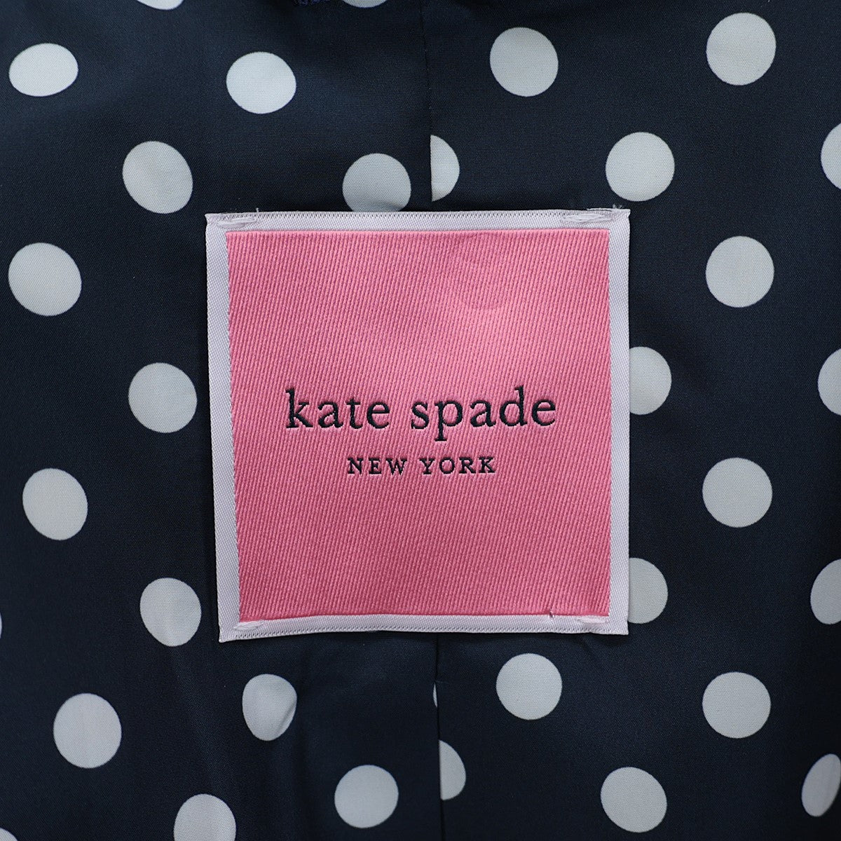 Kate Spade(ケイトスペード) ドロシートレンチコートリボン装飾ノーカラーハーフコートK6665