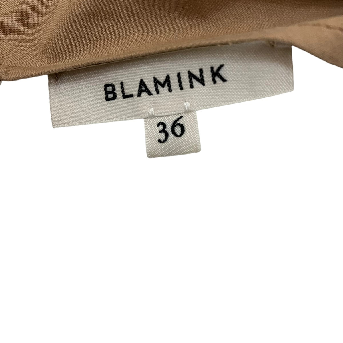 BLAMINK(ブラミンク) 半袖ワンピース キャメル サイズ S｜【公式】カインドオルオンライン ブランド古着・中古通販【kindal】