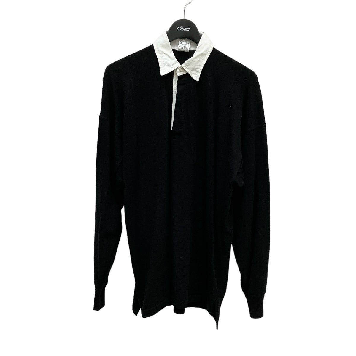 COMOLI(コモリ) ウールラグビーシャツ W03-05012 W03-05012 ブラック ...