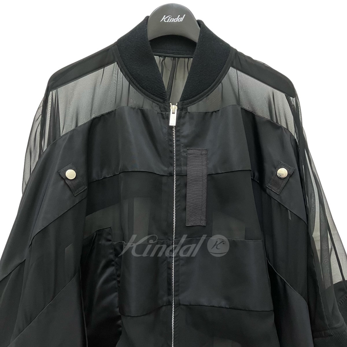 sacai(サカイ) Nylon Twill　Chiffon Blouson　ナイロンツイル　シフォンブルゾン