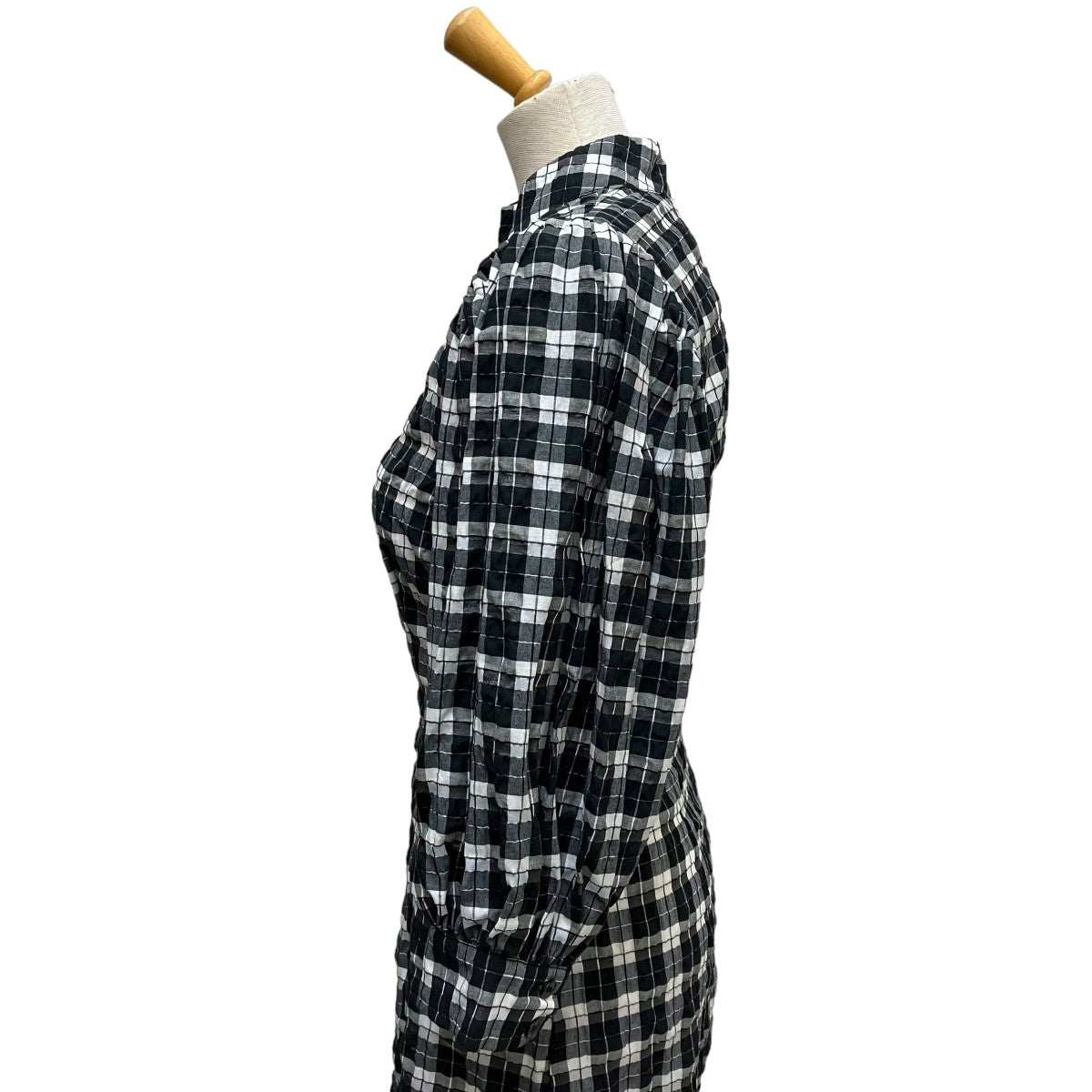 サッカーチェックワンピース