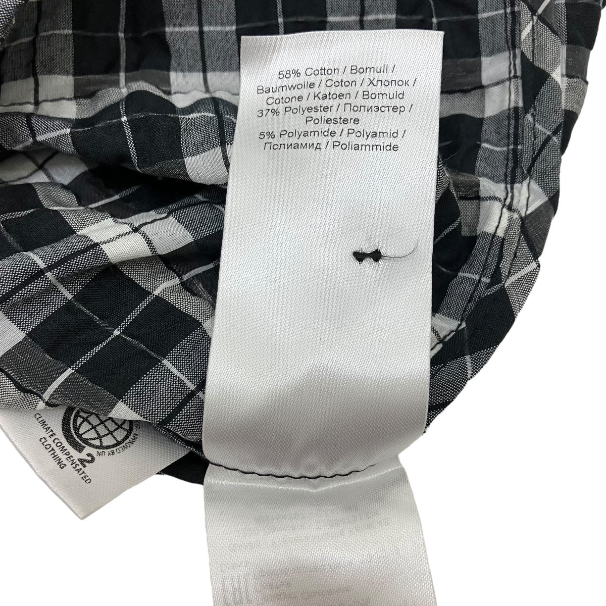 サッカーチェックワンピース