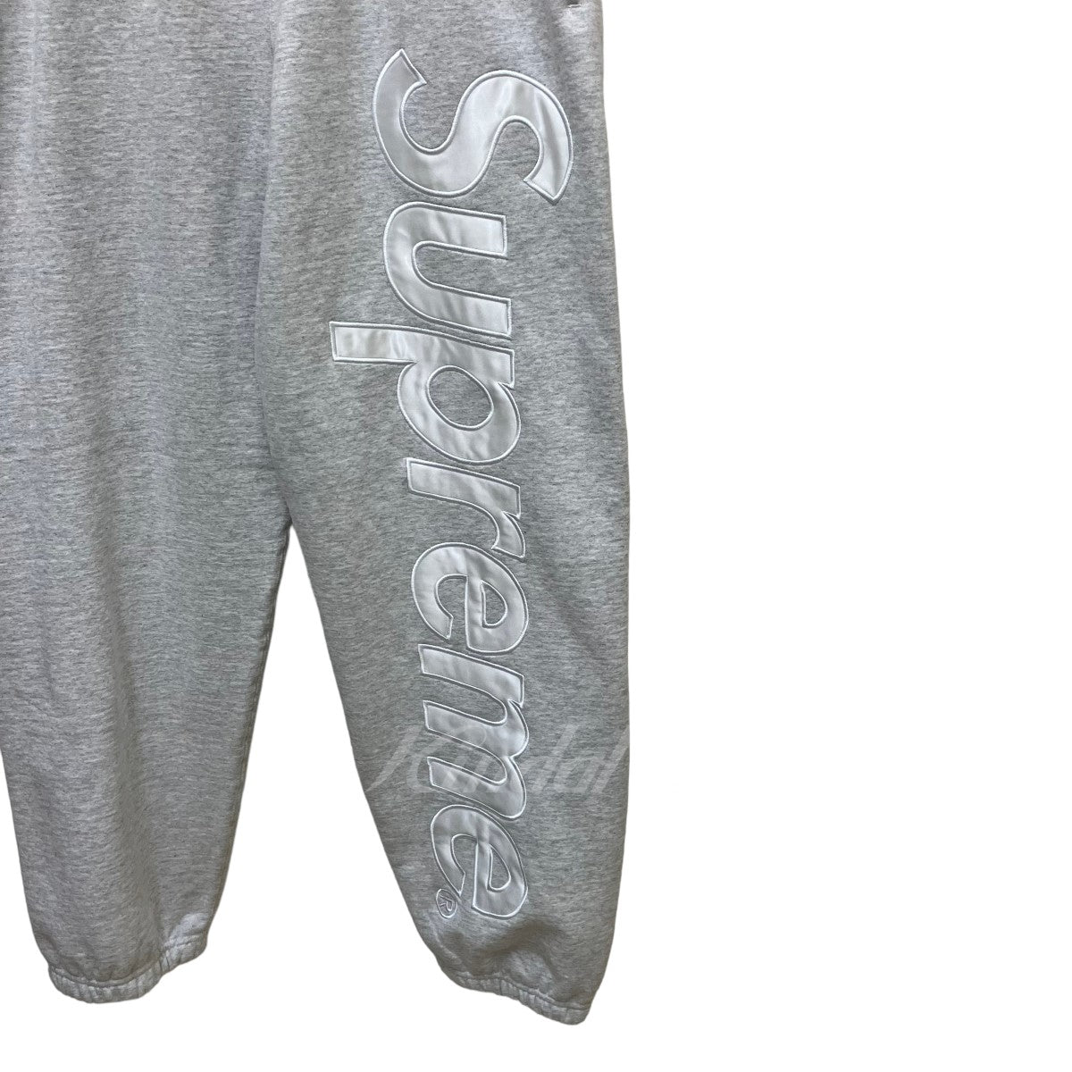 SUPREME(シュプリーム) 23AW Satin Applique Sweatpant ライトグレー ...