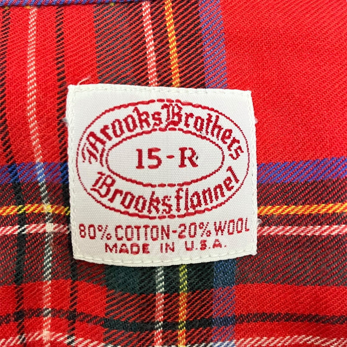 BROOKS BROTHERS(ブルックスブラザーズ) チェックシャツ USA製 レッド サイズ 15-R｜【公式】カインドオルオンライン  ブランド古着・中古通販【kindal】