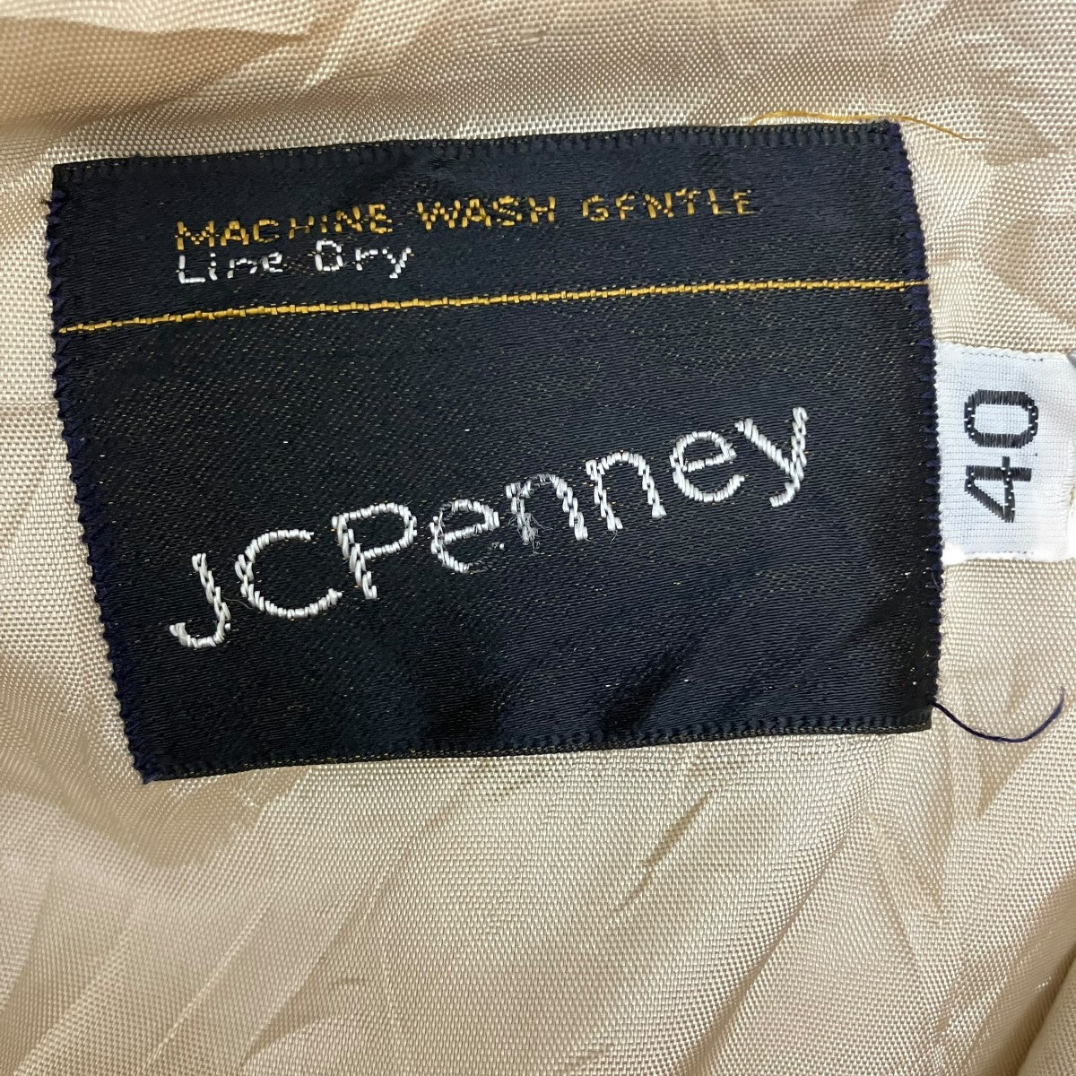 JC PENNEY(ジェー シー ペニー) Vintage スイングトップ ベージュ