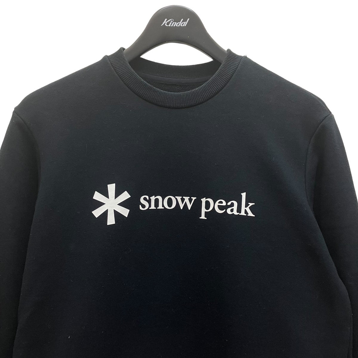 snow peak(スノーピーク) ロゴスウェットSPS SW 21SU002 SPS SW 21SU002 ブラック サイズ  S｜【公式】カインドオルオンライン ブランド古着・中古通販【kindal】