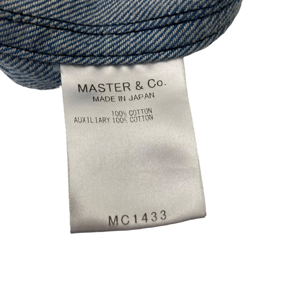 MASTER＆CO．(マスターアンドコー) デニムフィッシュテールコート