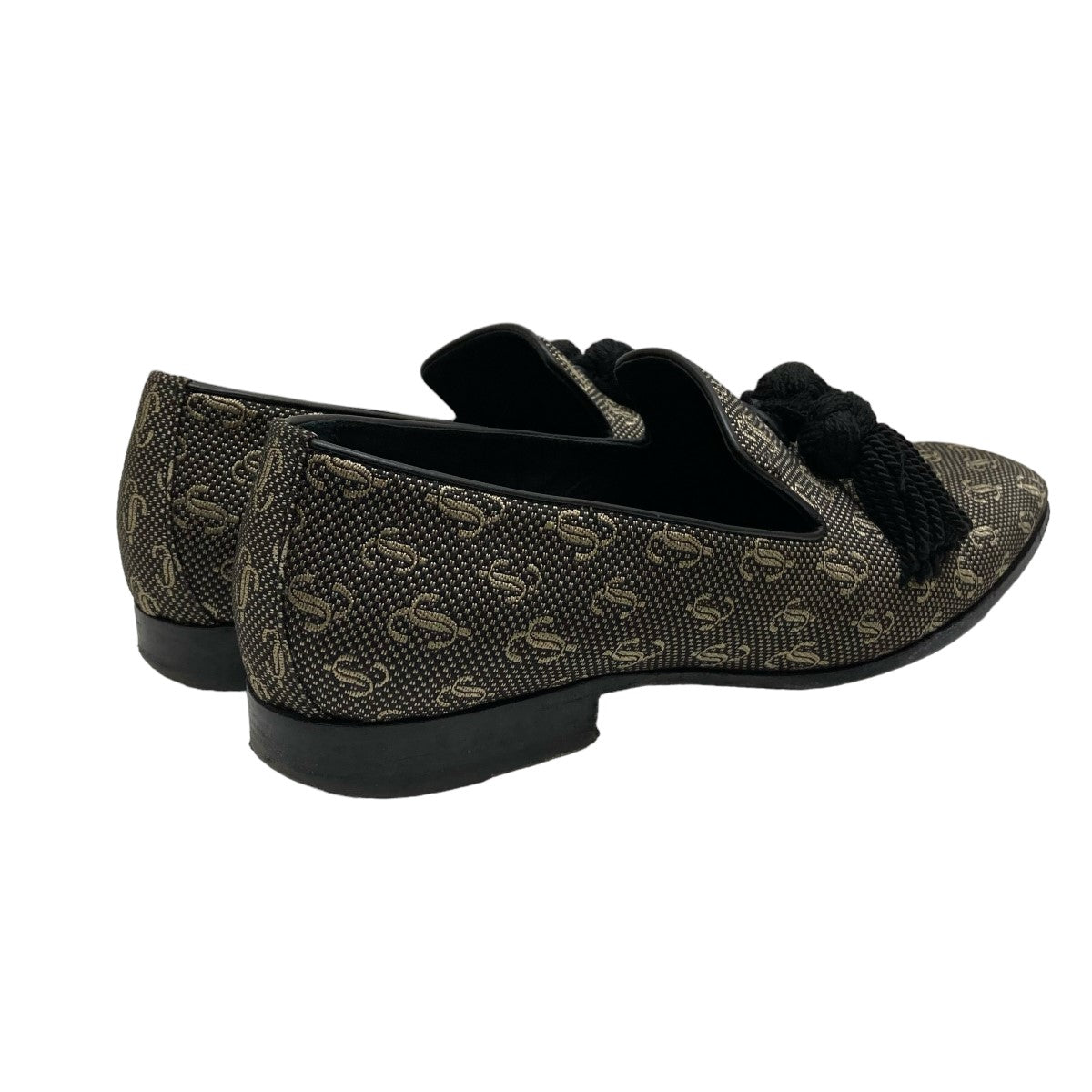 【極美品】◾️COACH◾️タッセルローファー◾️モイラ◾️シグネチャー◾️ブラック JIMMY CHOO(ジミーチュウ) シグネチャー 総柄 タッセル