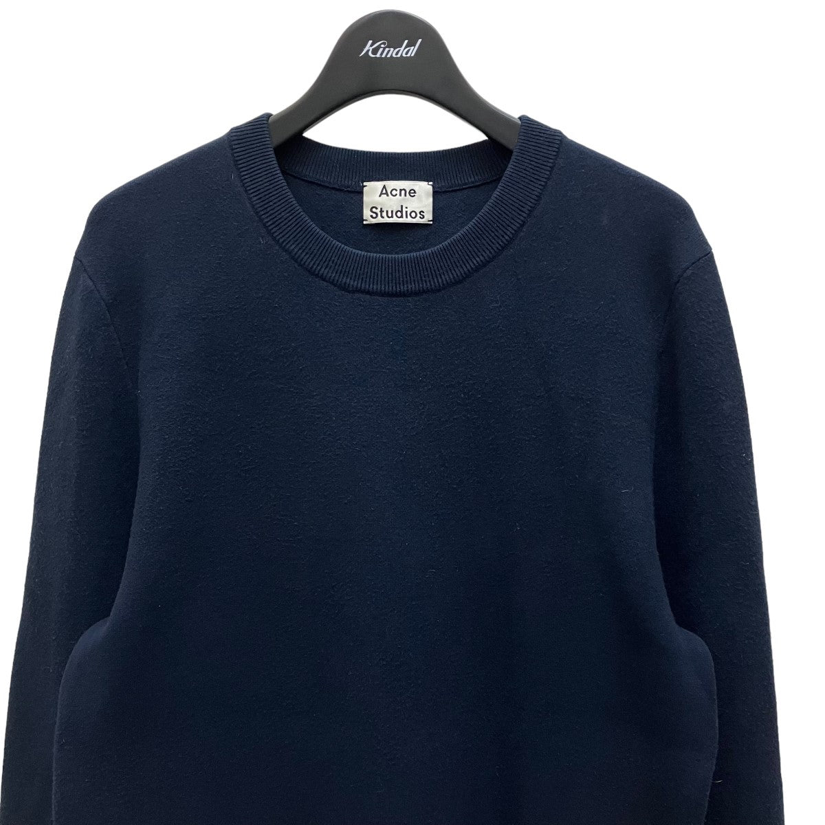 ACNE STUDIOS(アクネストゥディオズ) クルーネックニットLANG PSS15 LANG PSS15 ネイビー サイズ  S｜【公式】カインドオルオンライン ブランド古着・中古通販【kindal】