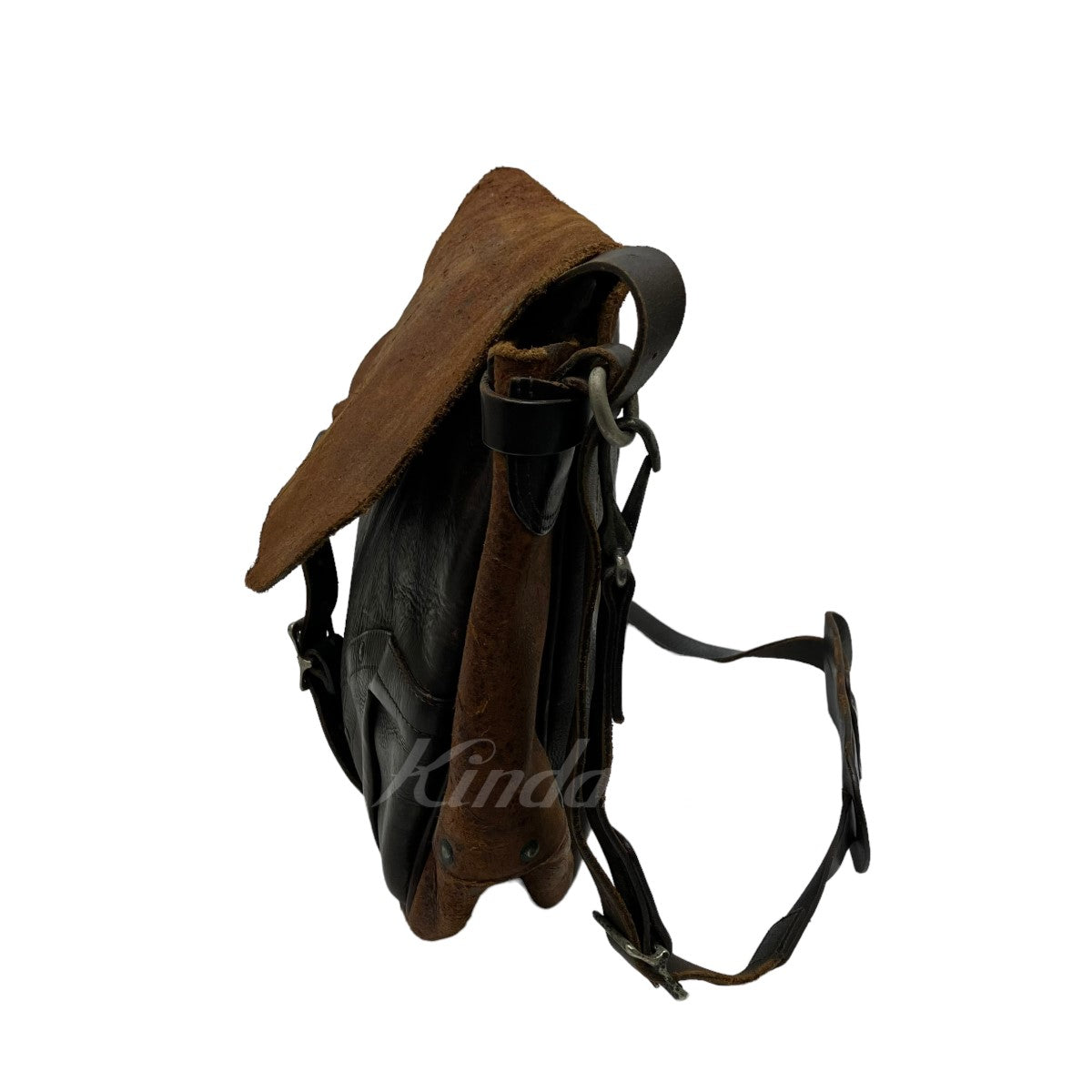 RRL(ダブルアールエル) LEATHER MAIL BAG ブラウン｜【公式