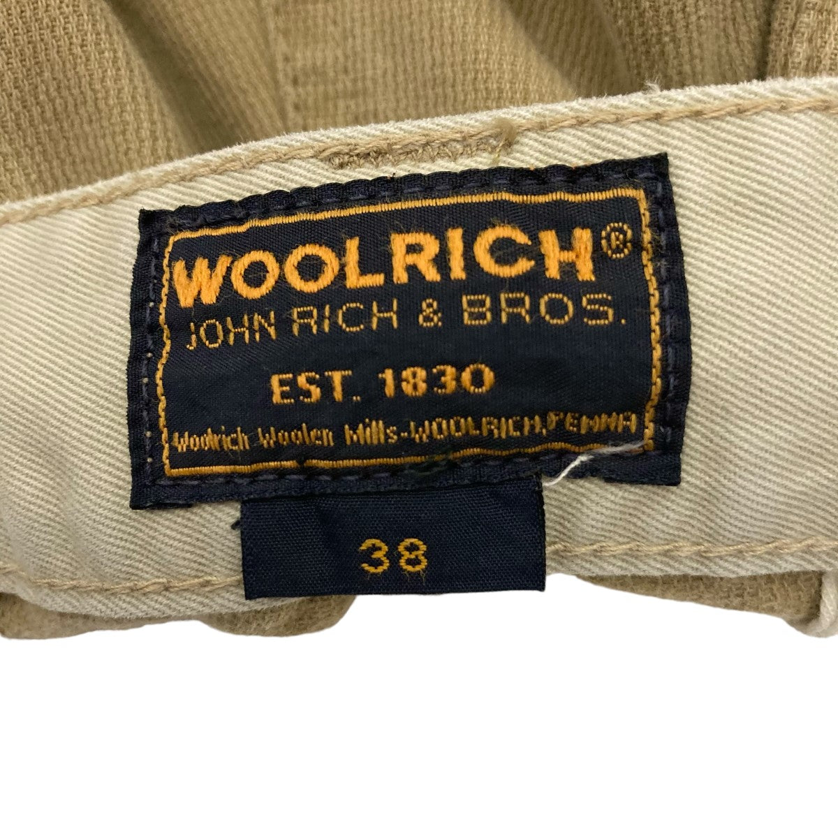 新座店イタリア製 WOOLRICH WOOLEN MILLS ウールリッチ ウーレンミルズ ショールカラー ジャケット メルトン 黒 size.S Sサイズ
