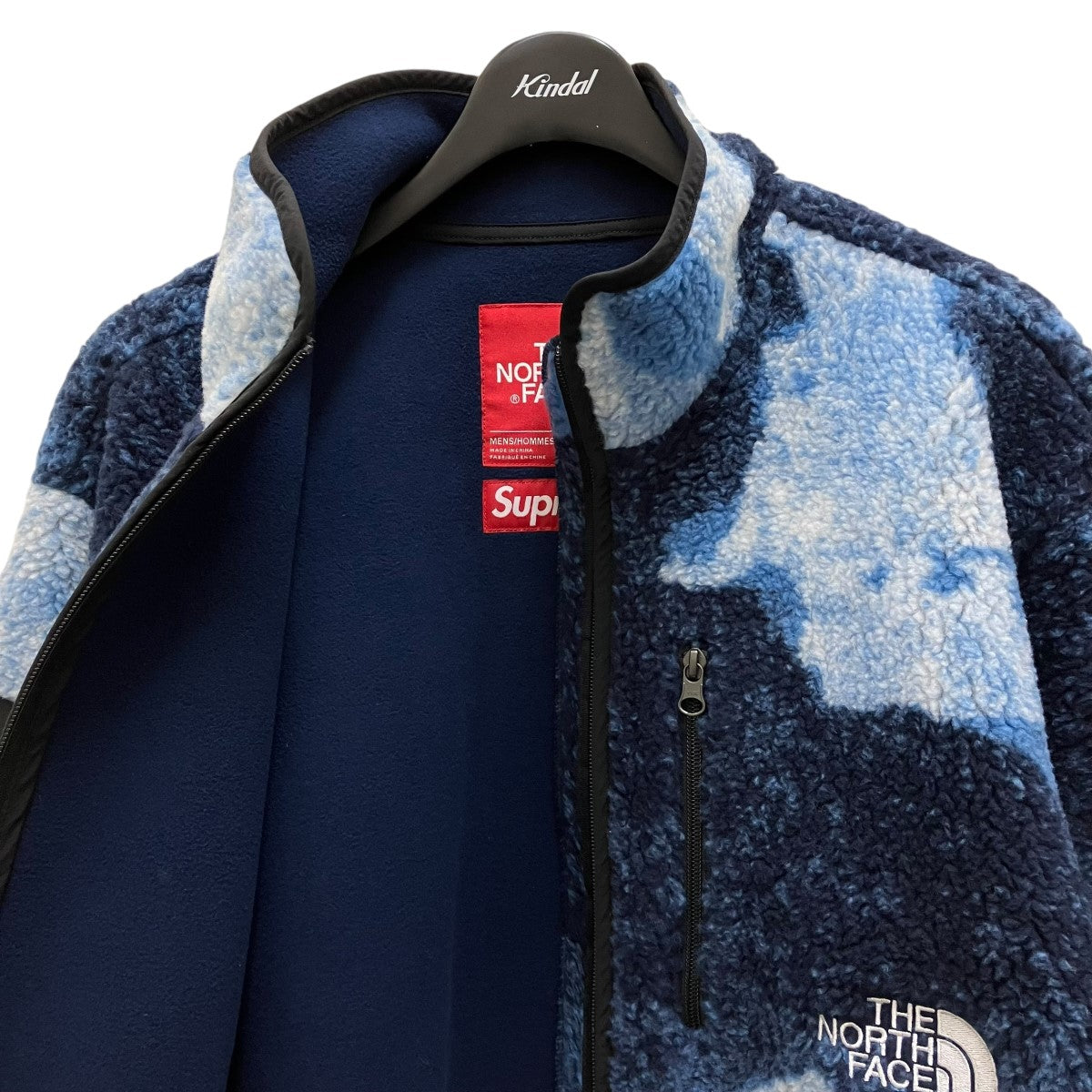 Supreme×THE NORTH FACE Bleached Denim Print Fleece JacketフリースジャケットNA52100I  NA52100I ネイビー サイズ L｜【公式】カインドオルオンライン ブランド古着・中古通販【kindal】