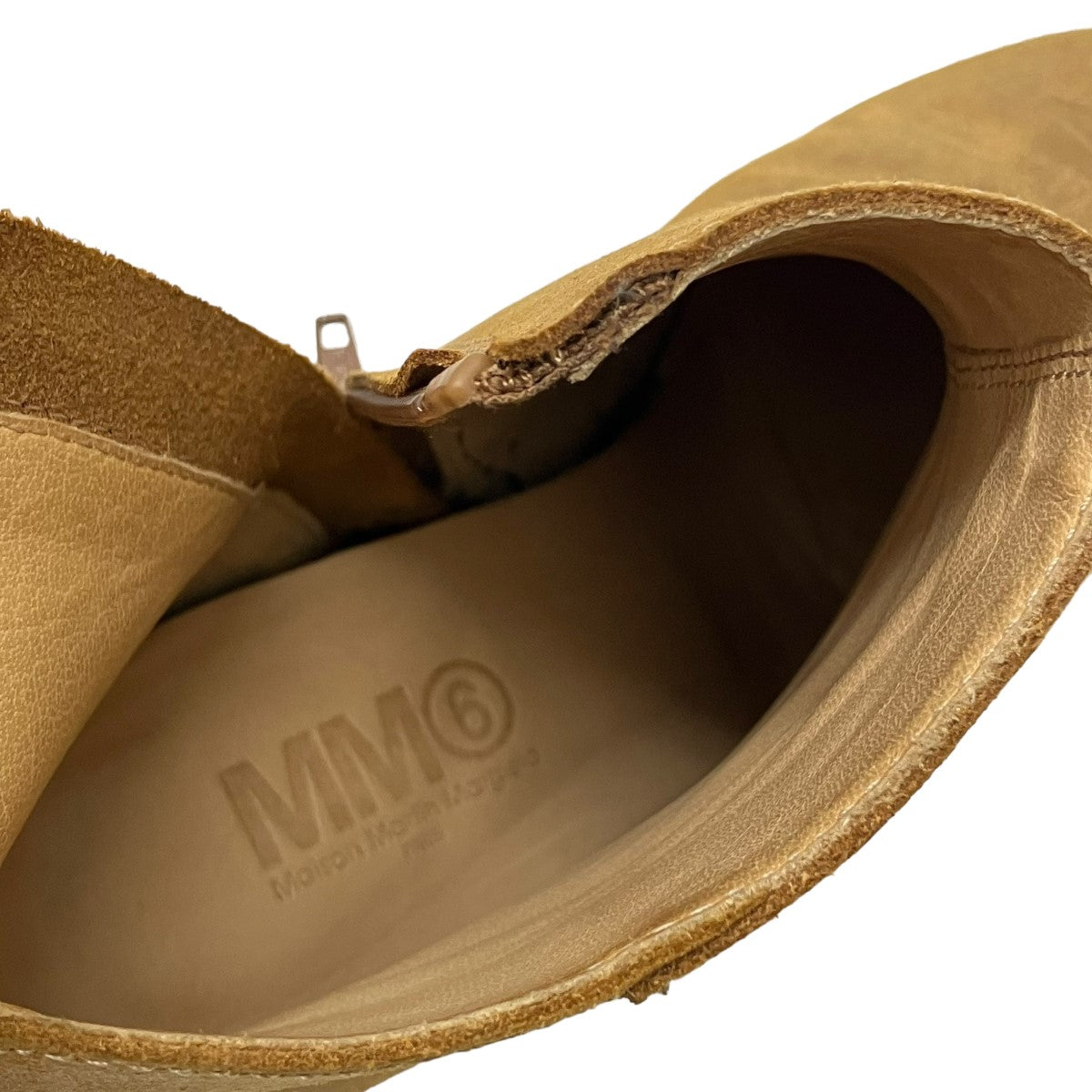 MM6 Maison Margiela(マルタンマルジェラ) ショートブーツ ベージュ 