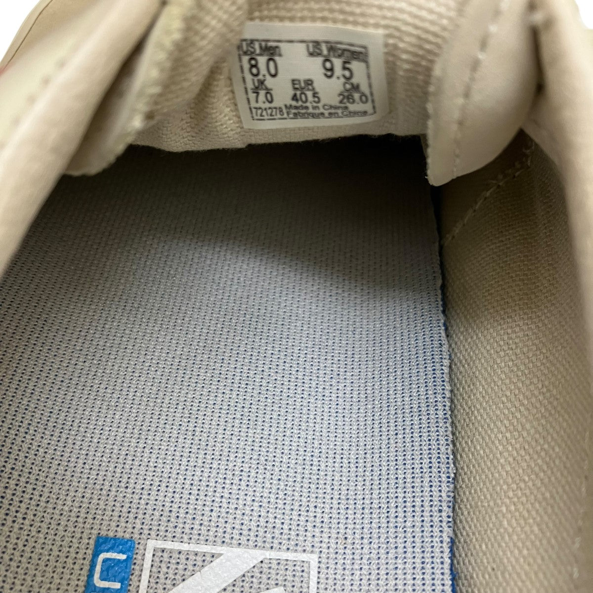 VANS(バンズ) レザースニーカー721278 721278 アイボリー サイズ