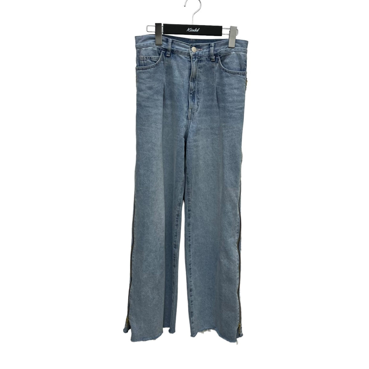 サイドジップデニムパンツ02233 11033 01