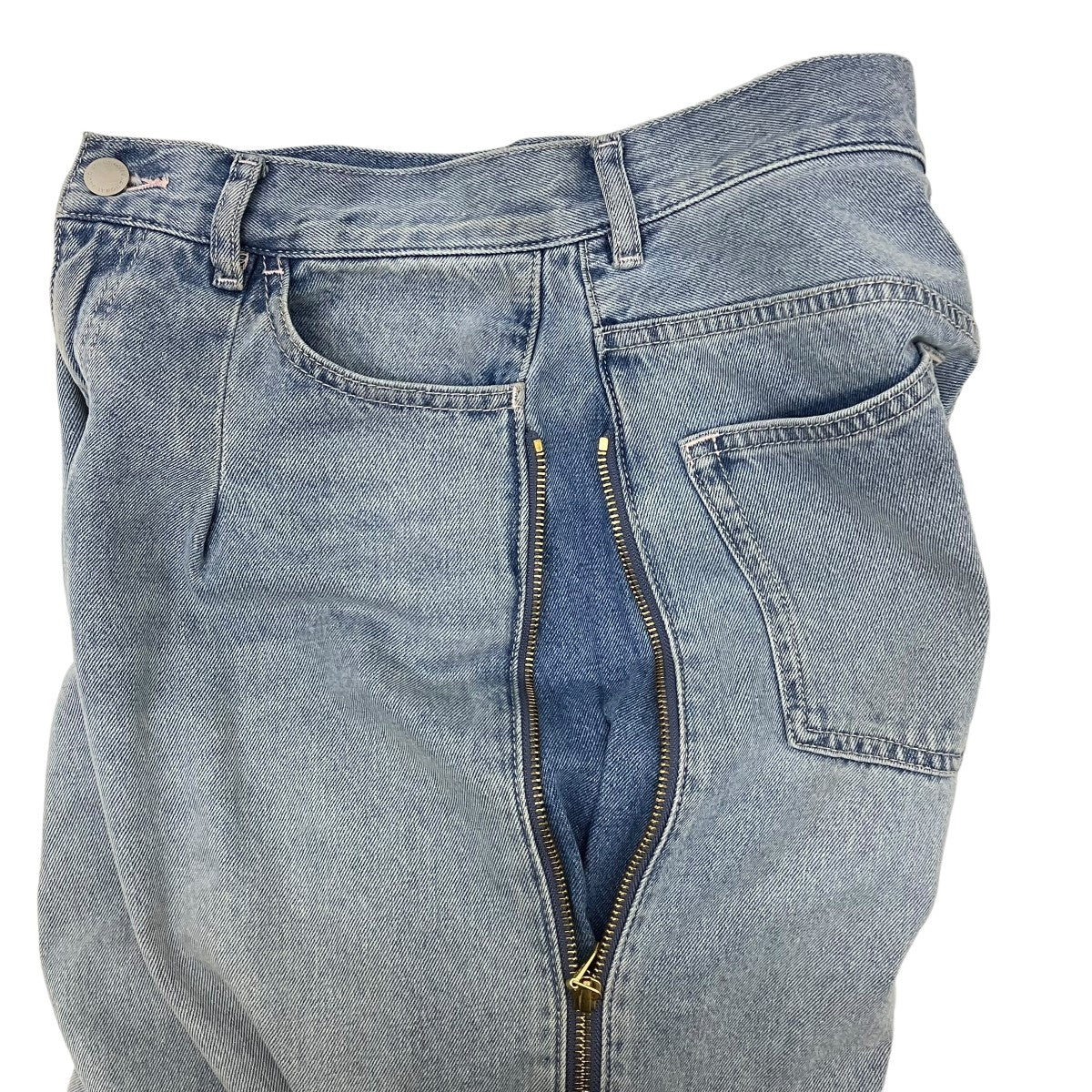 サイドジップデニムパンツ02233 11033 01