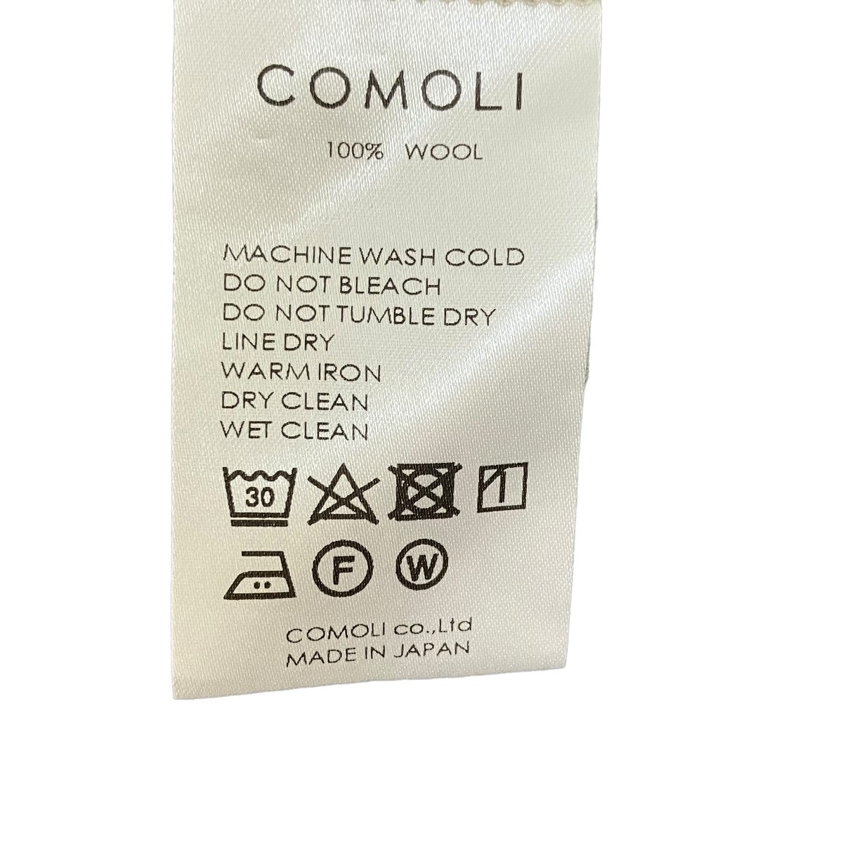 COMOLI(コモリ) ボーダー ウール天竺Tシャツ T01-05006 T01-05006 ...