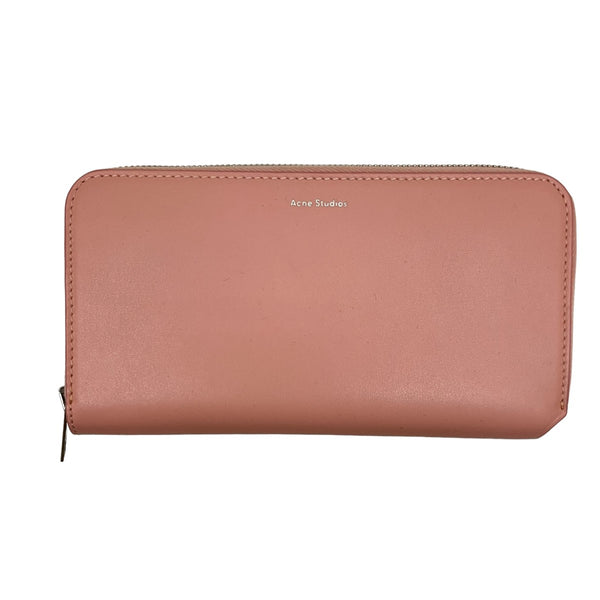 【Acne studios】財布 ACNE STUDIOS(アクネストゥディオズ) 長財布 ピンク｜【公式】カインド