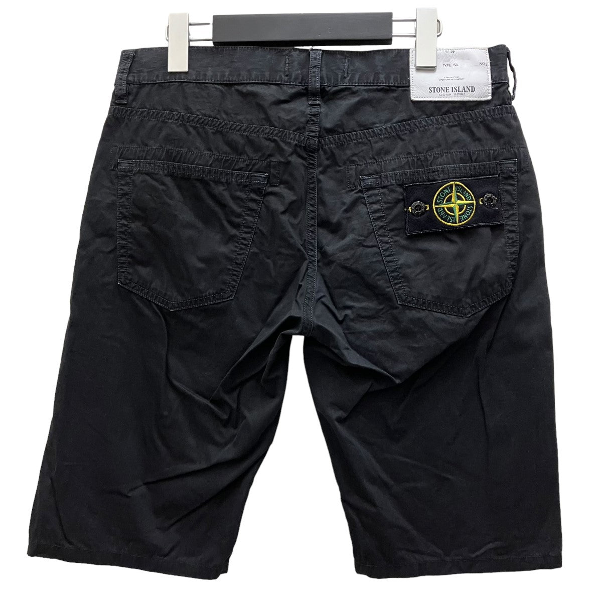 STONE ISLAND(ストーンアイランド) ハーフパンツ7415L0803 7415L0803 ブラック サイズ  S｜【公式】カインドオルオンライン ブランド古着・中古通販【kindal】