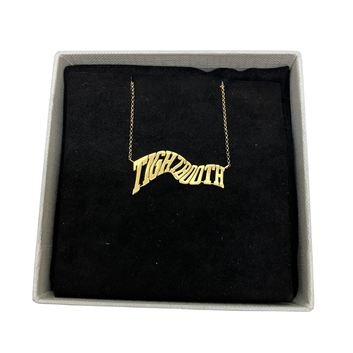 TIGHTBOOTH PRODUCTION(タイトブースプロダクション) ACID LOGO NECKLACE - 14k ネックレス サイズ  15｜【公式】カインドオルオンライン ブランド古着・中古通販【kindal】