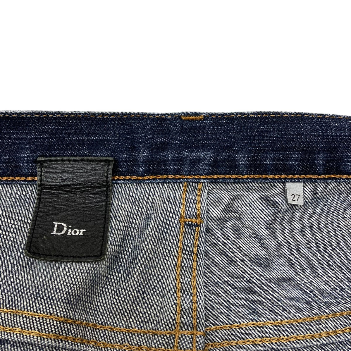 DIOR(ディオール) ダメージ加工デニムパンツ163D007TX995