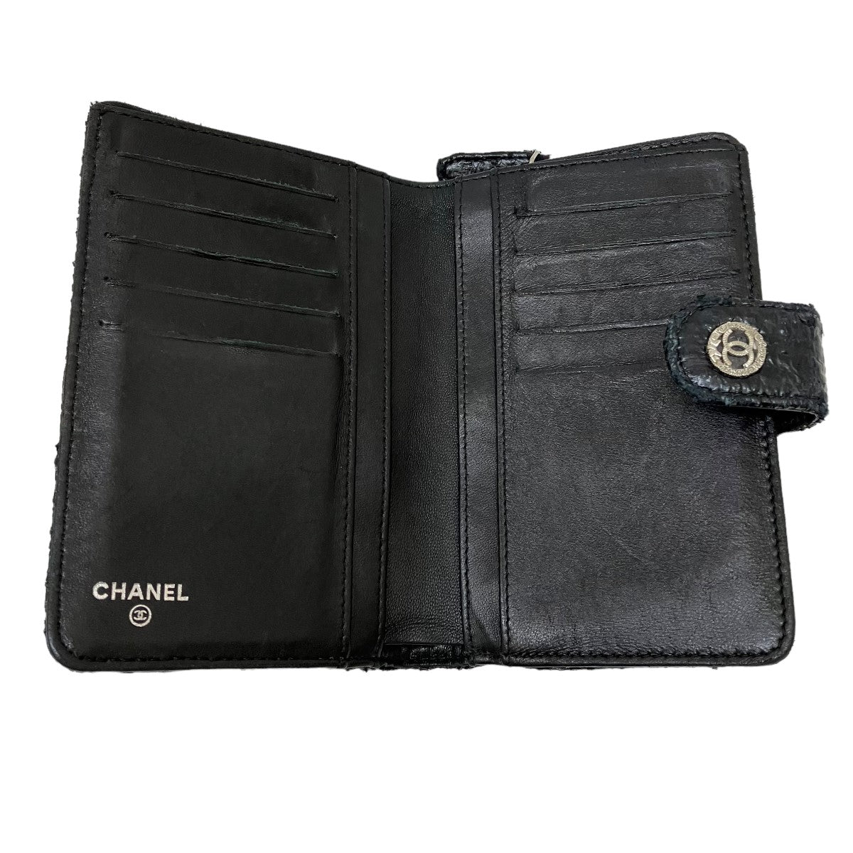 CHANEL(シャネル) 2つ折り財布 - ブラック｜【公式】カインドオルオンライン ブランド古着・中古通販【kindal】