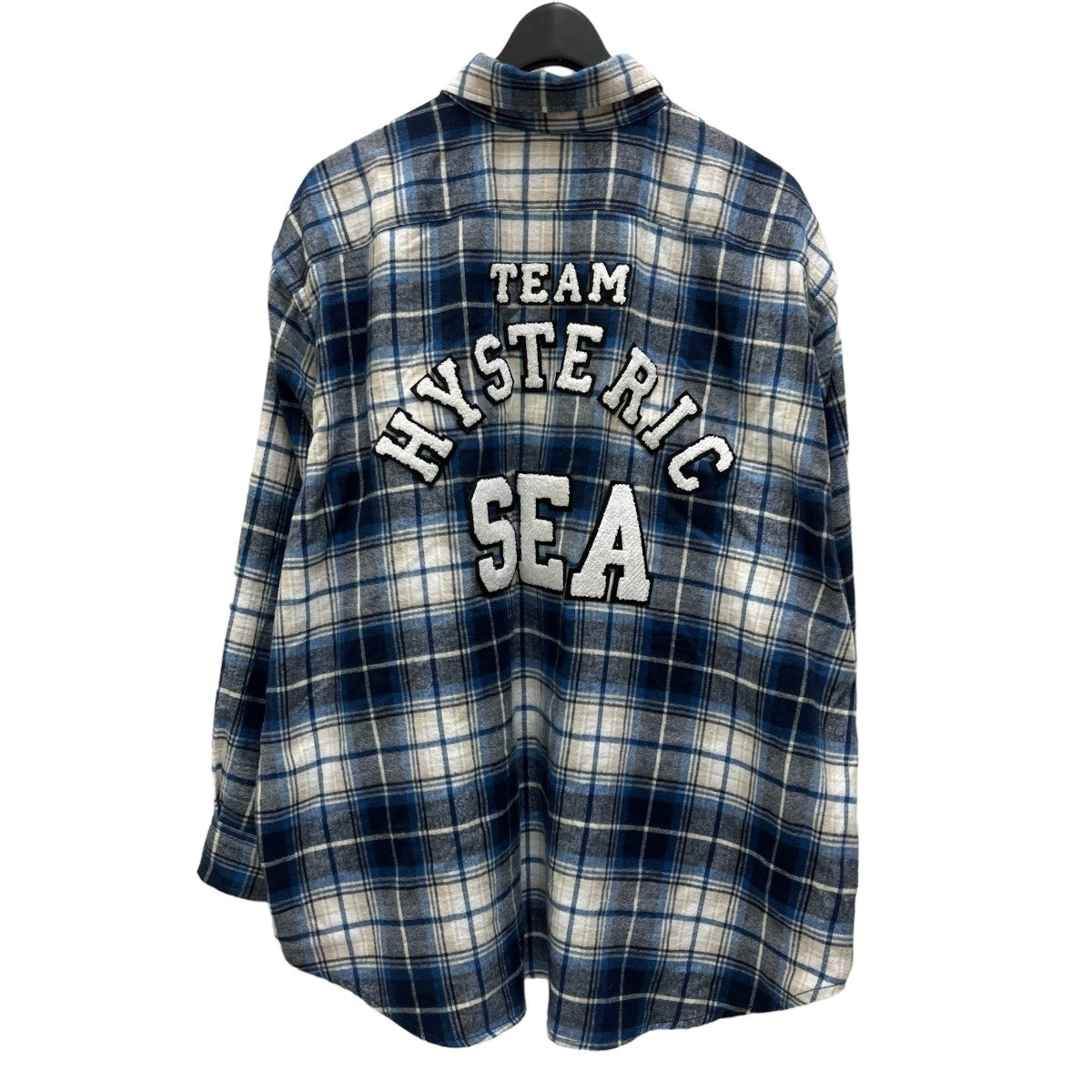 WIND AND SEA×Hysteric Glamour チェックネルシャツwds-hys-3-04 wds-hys-3-04 ブルー×ホワイト  サイズ L｜【公式】カインドオルオンライン ブランド古着・中古通販【kindal】