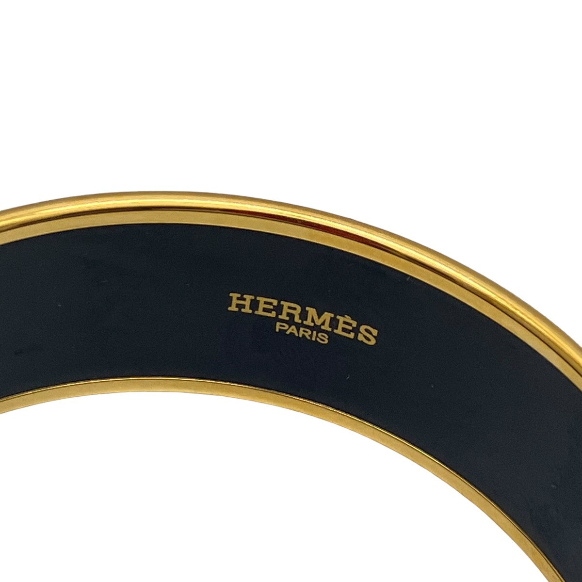 HERMES(エルメス) エマイユMM 馬 七宝焼きバングル レッド
