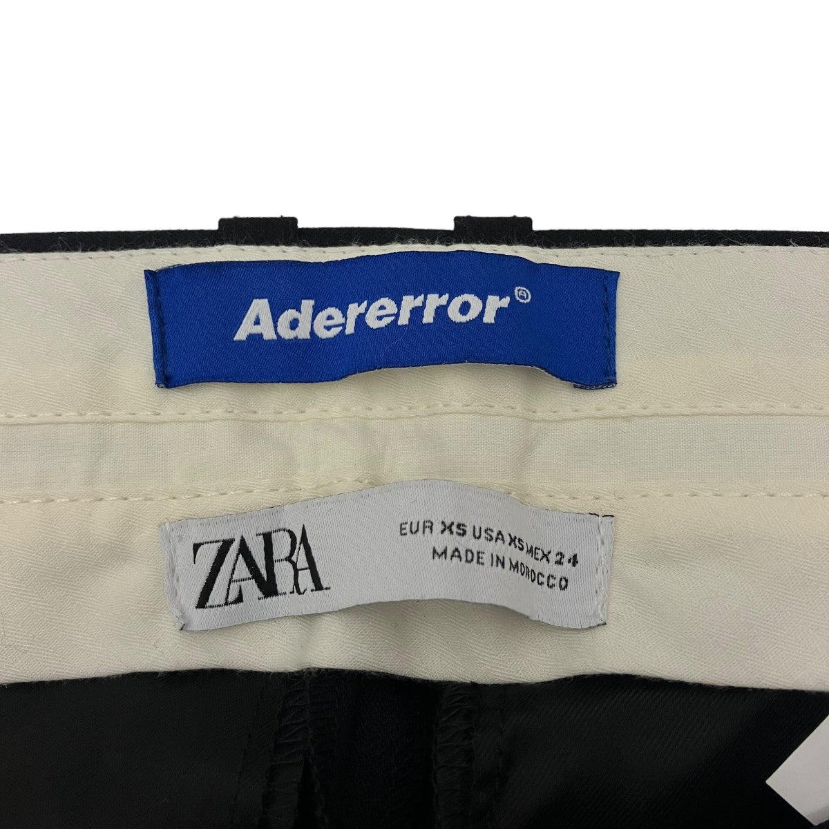 ADER error×ZARA ワイドスラックス ブラック サイズ XS｜【公式】カインドオルオンライン ブランド古着・中古通販【kindal】