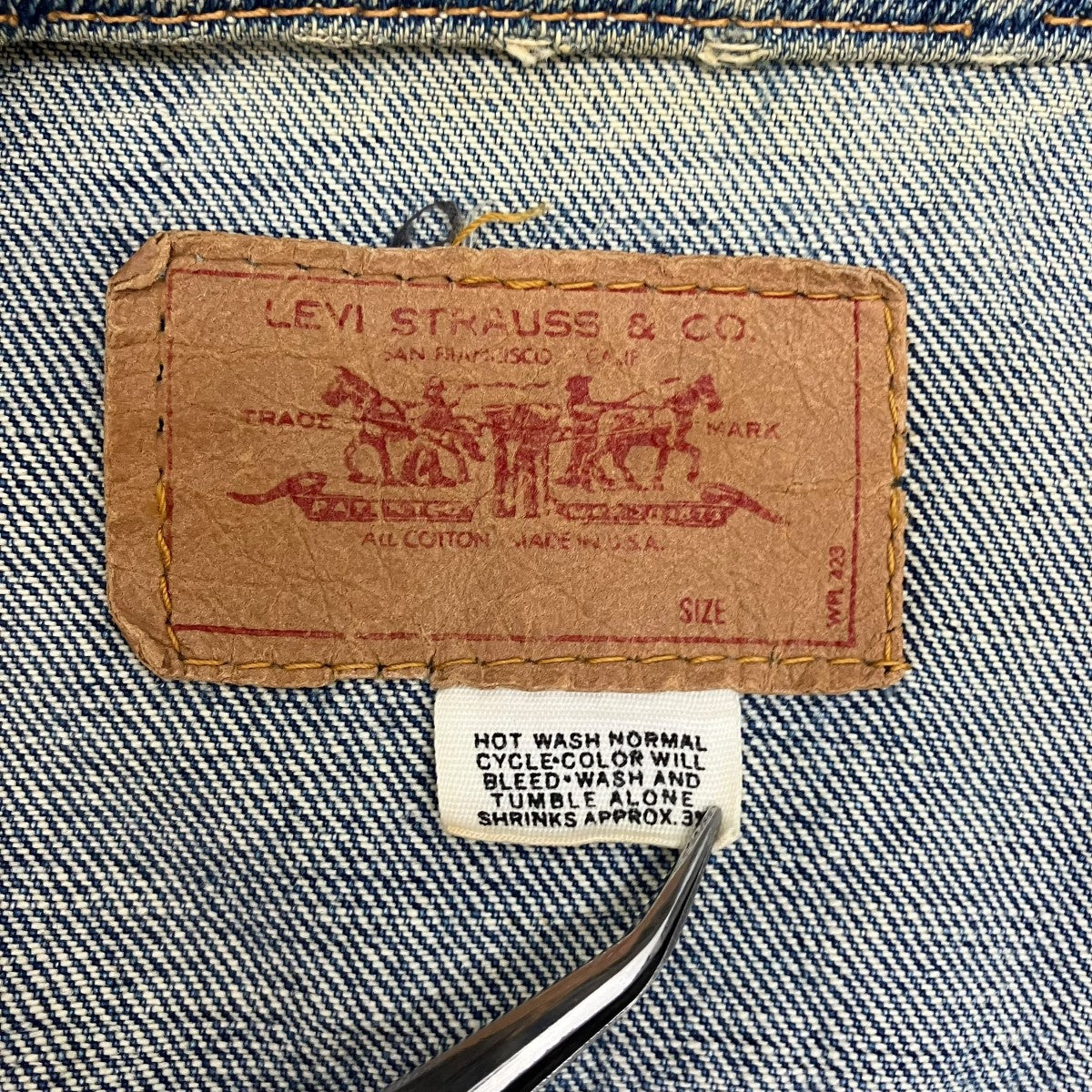 LEVI'S(リーバイス) 525刻印 USA製 BIG “E” デニムジャケット
