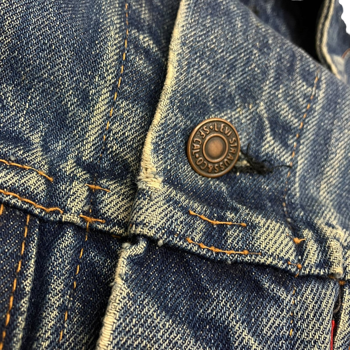 525刻印 USA製 BIG “E” デニムジャケット 70505 4th 60~70S