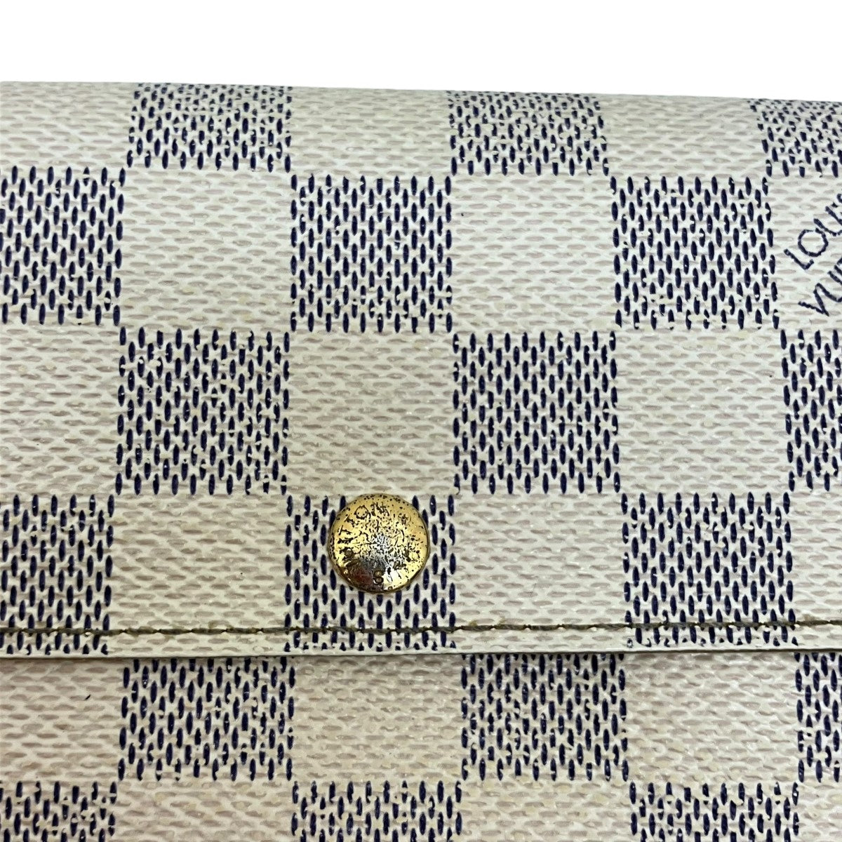 ルイ・ヴィトン☆レディース長財布　アズール柄 LOUIS VUITTON(ルイヴィトン) アズール長財布 TH0076 アイボリー