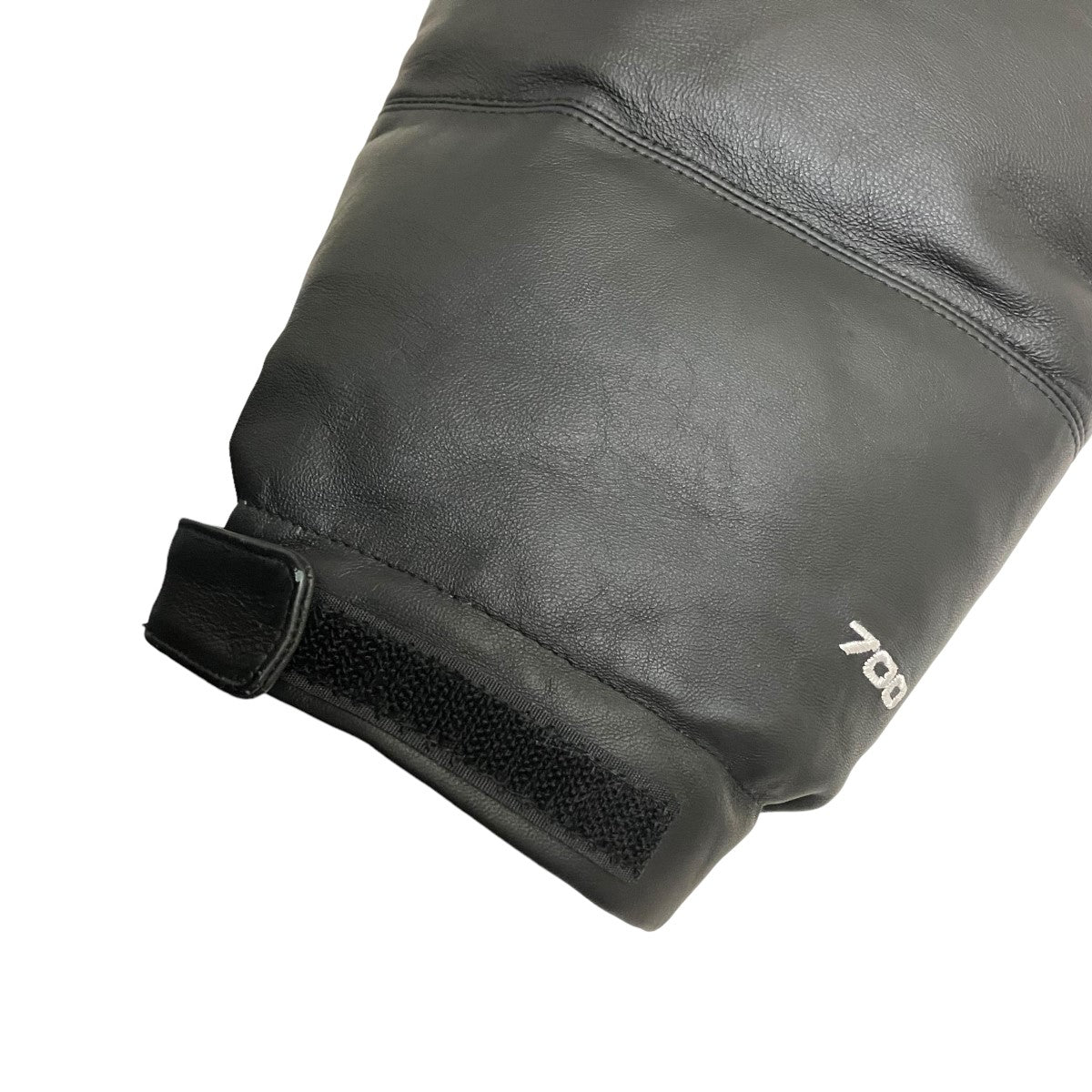 THE NORTH FACE×Supreme 古着・中古 ザノースフェイス×シュプリームのLeather Nuptse Jacket ダウンジャケット SUP-FW17-48です。