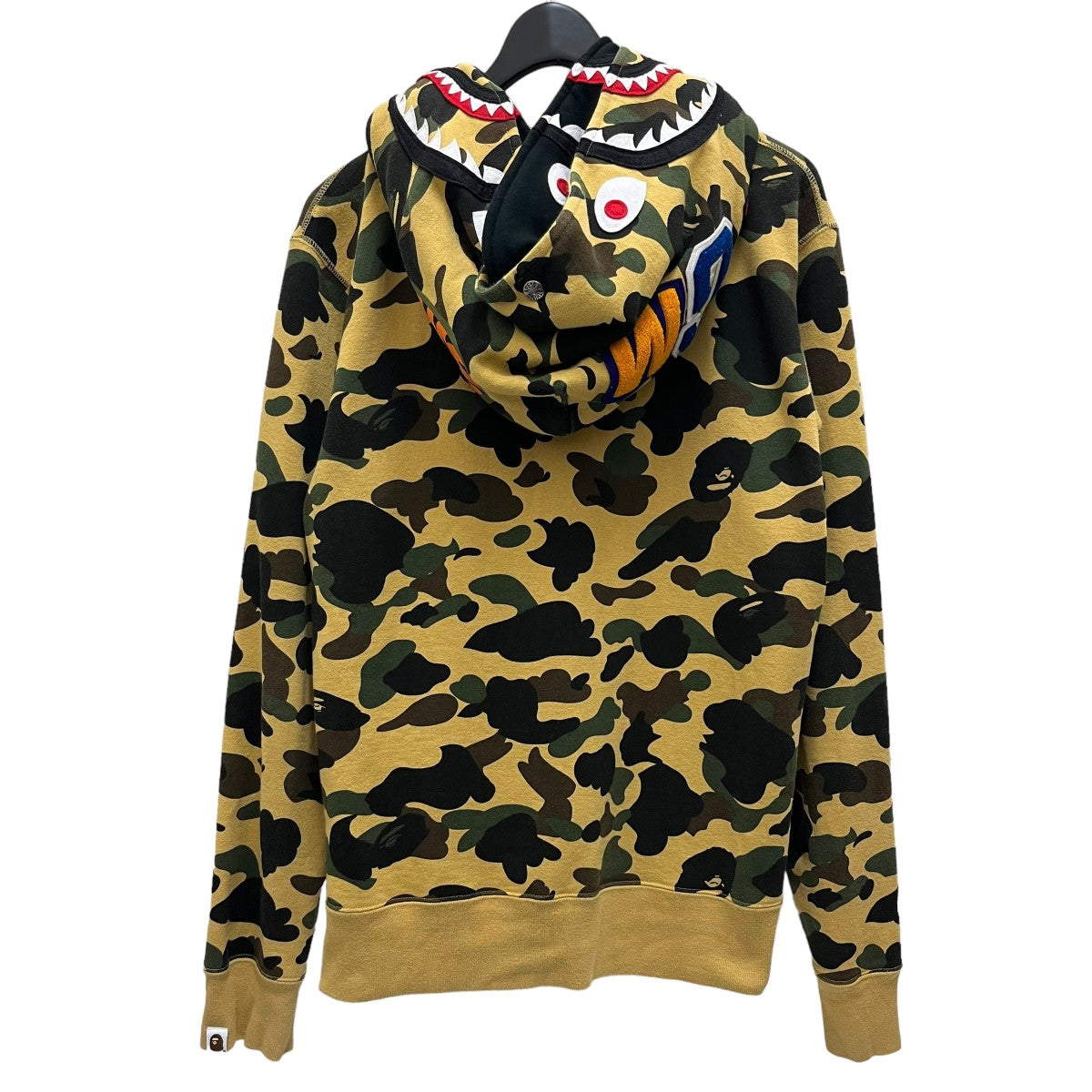 A BATHING APE(アベイシングエイプ) Double shark full zip hoodieカモフラージュ柄ジップパーカー001ZPF701027X  001ZPF701027X ベージュ サイズ L｜【公式】カインドオルオンライン ブランド古着・中古通販【kindal】