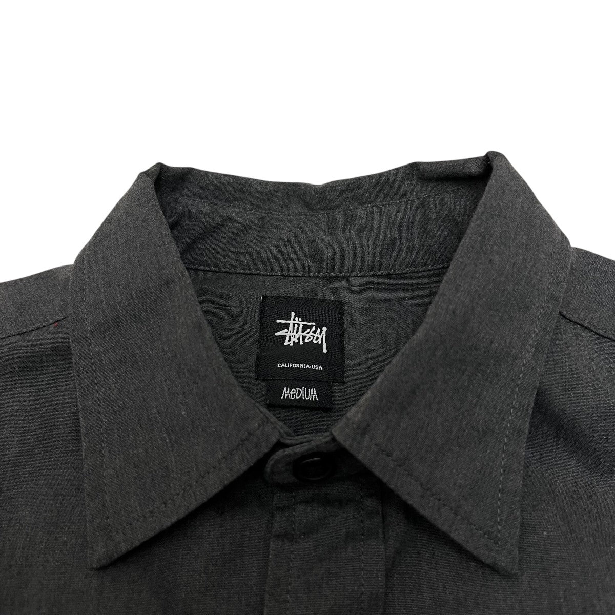 stussy(ステューシー) 半袖シャツ グレー サイズ M|【公式 stussy(ステューシー) 半袖シャツ グレー サイズ M|【公式