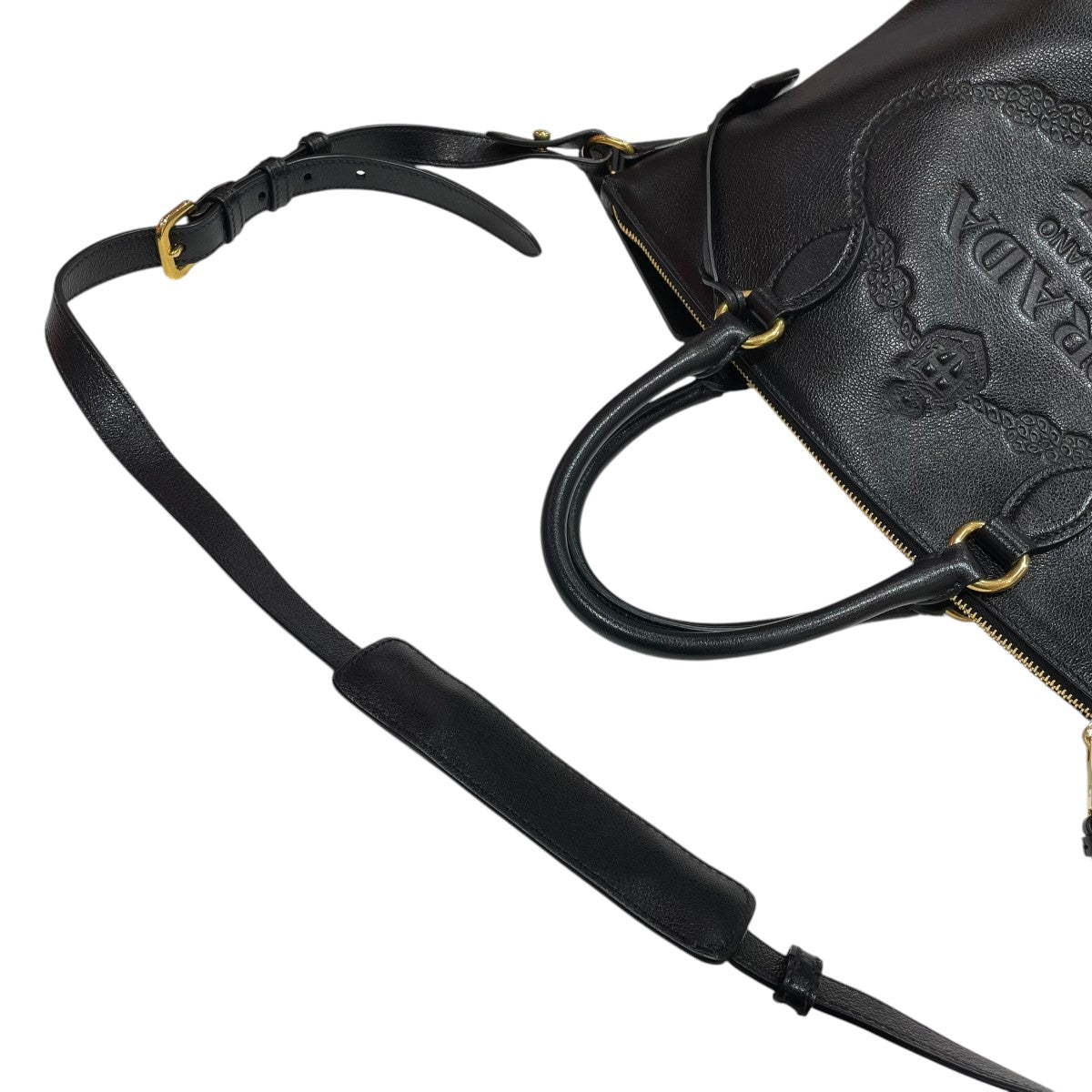 PRADA(プラダ) 2WAYショルダーバッグ1BA104 1BA104 - ブラック