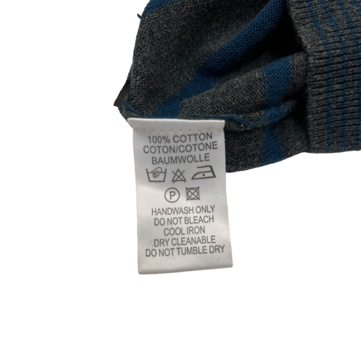 ETRO(エトロ) ボーダークルーネックニット グレー サイズ XXL